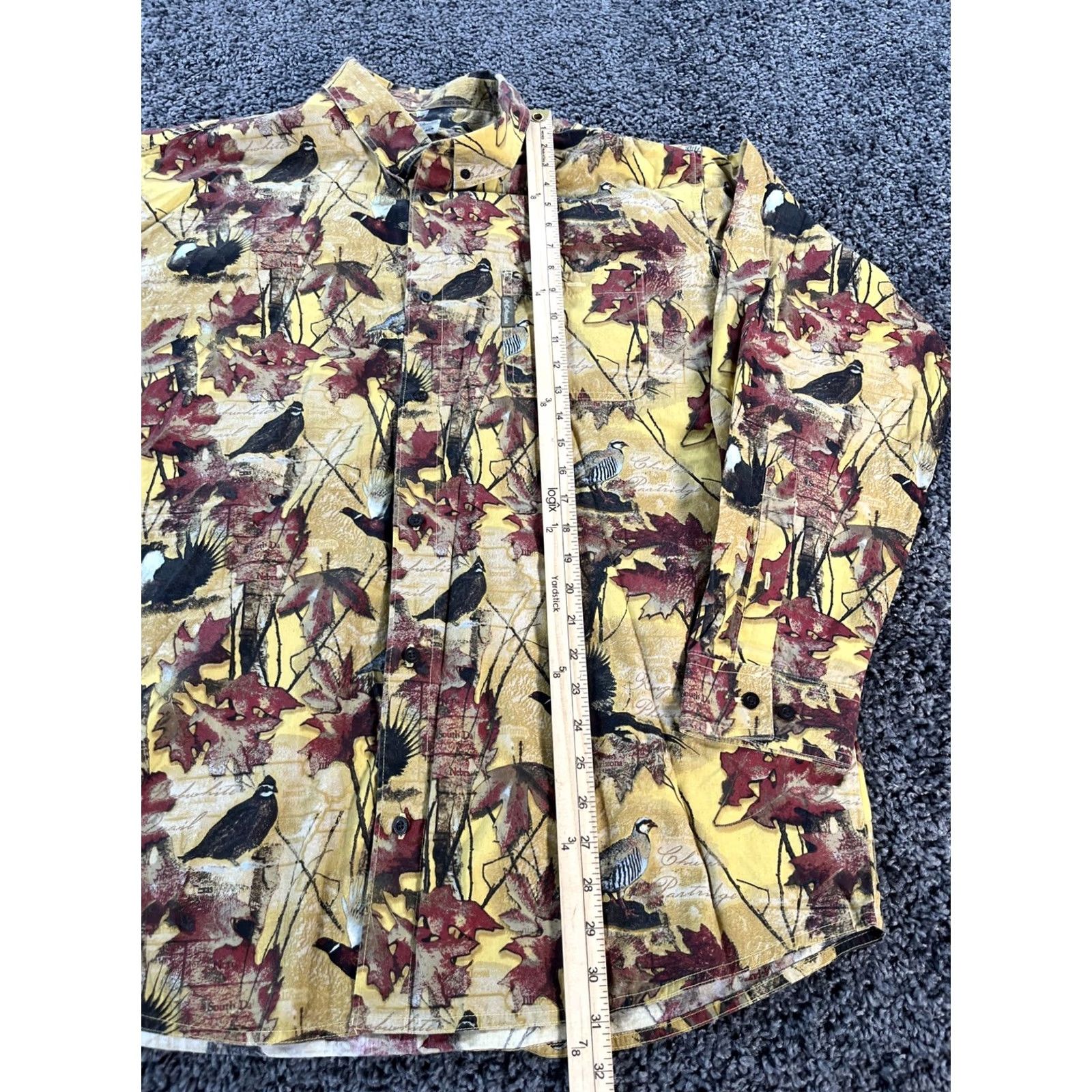 Vintage Columbia Shirt Mens XL All Over Print Birds Performance Hunting Gear Size US XL / EU 56 / 4 - 2 Thumbnail