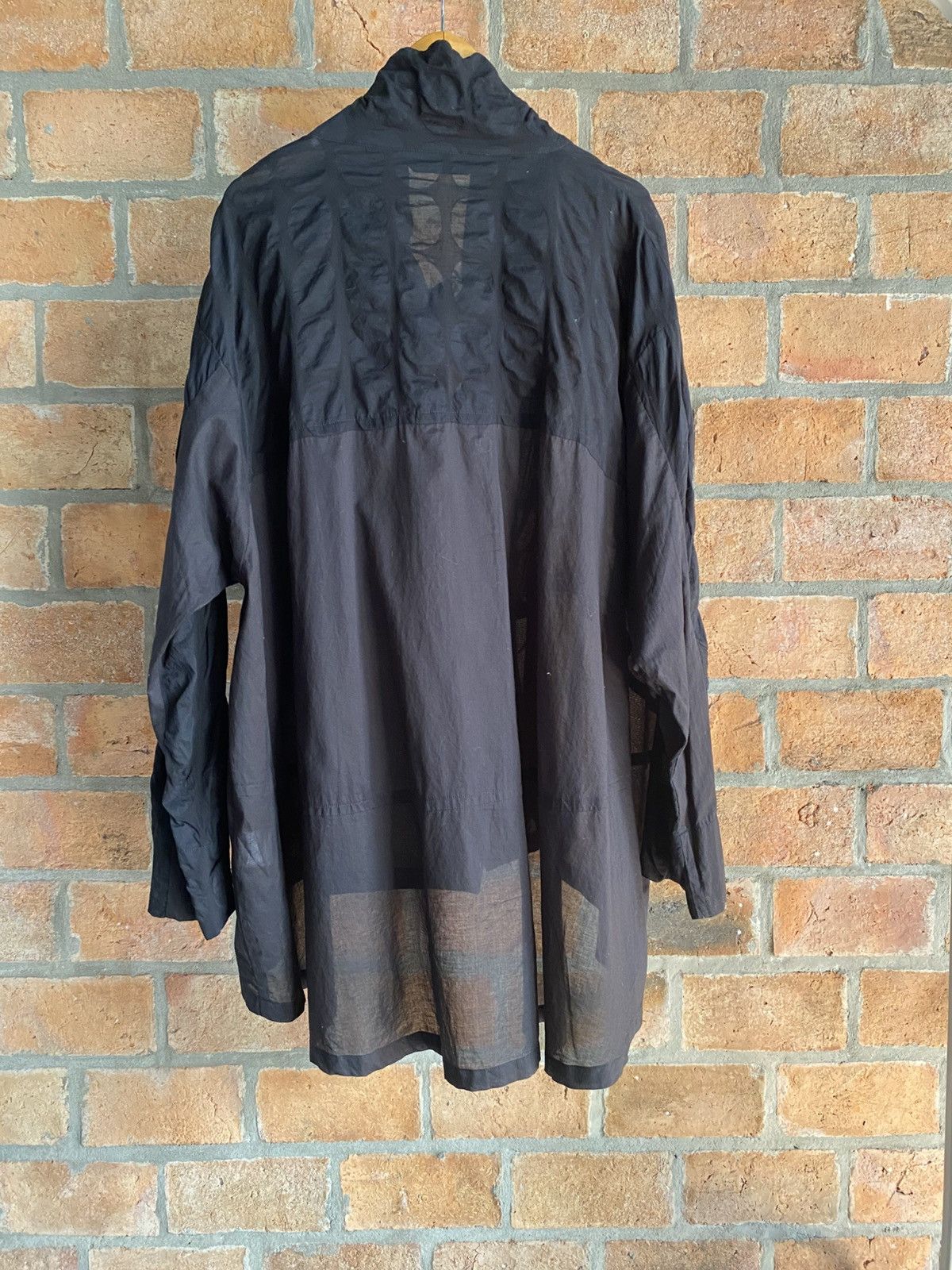 Designer × Japanese Brand MOYURU Black Loose-Fit Printed Shirt. Size S / US 4 / IT 40 - 11 Thumbnail