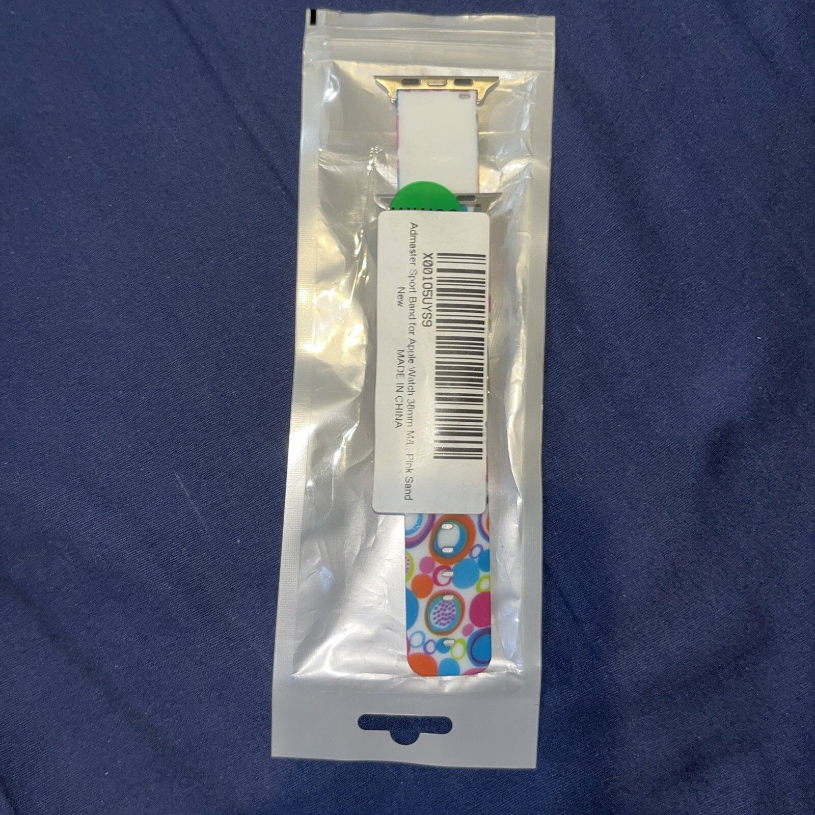 Other Colorful Circles Silicon Apple Watch Sports Band 38mm Size ONE SIZE - 4 Thumbnail