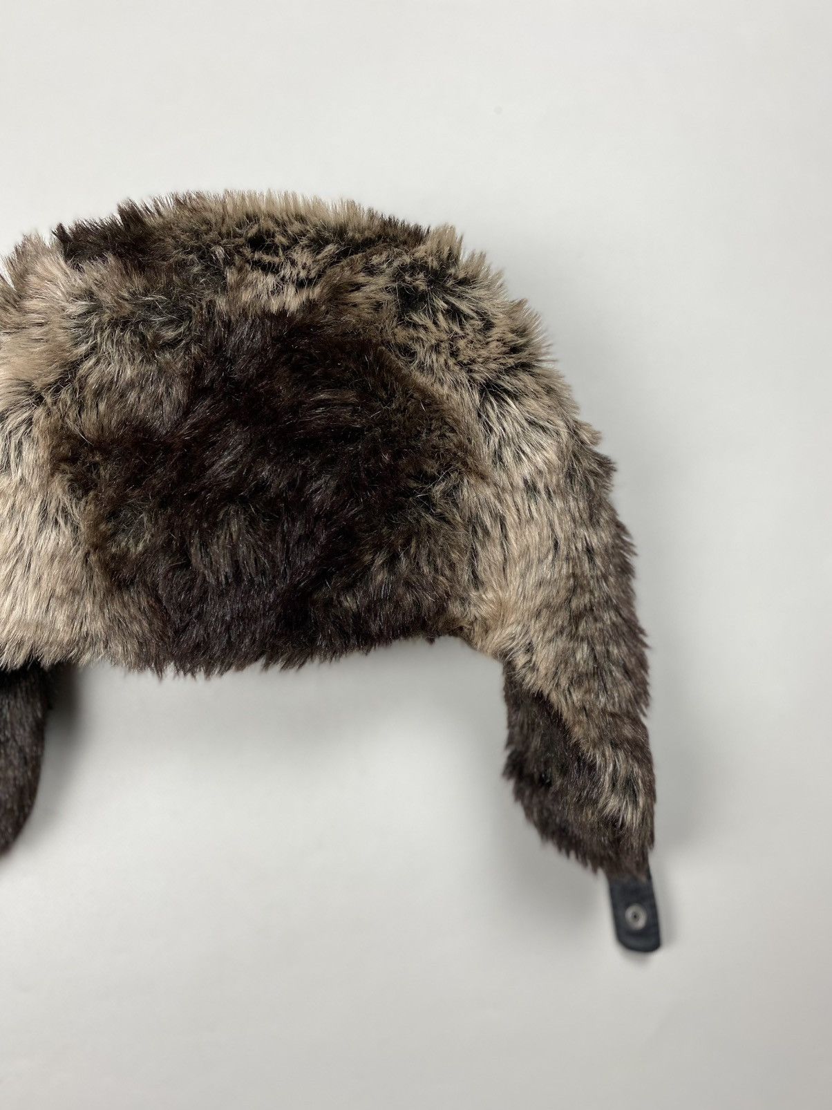 Japanese Brand Japanese Style Ushanka Trapper Hat Earflap Fuzzy Faux Fur Size ONE SIZE - 13 Thumbnail