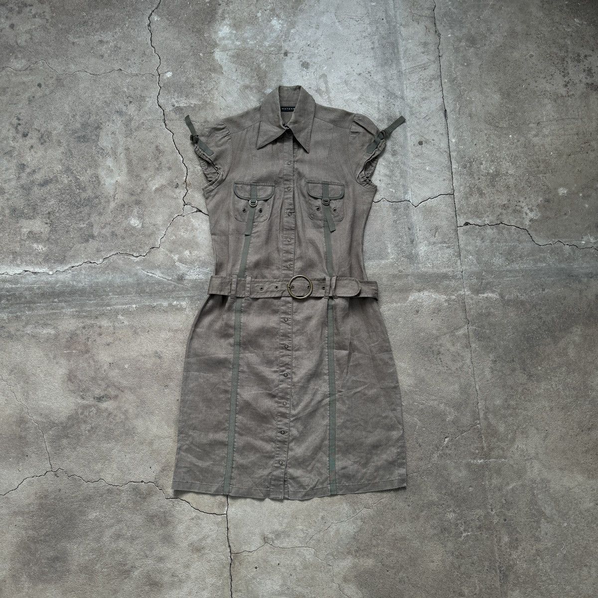 Japanese Brand Watcher Linen Maxi Bondage Dress Size M / US 6-8 / IT 42-44 - 1 Thumbnail