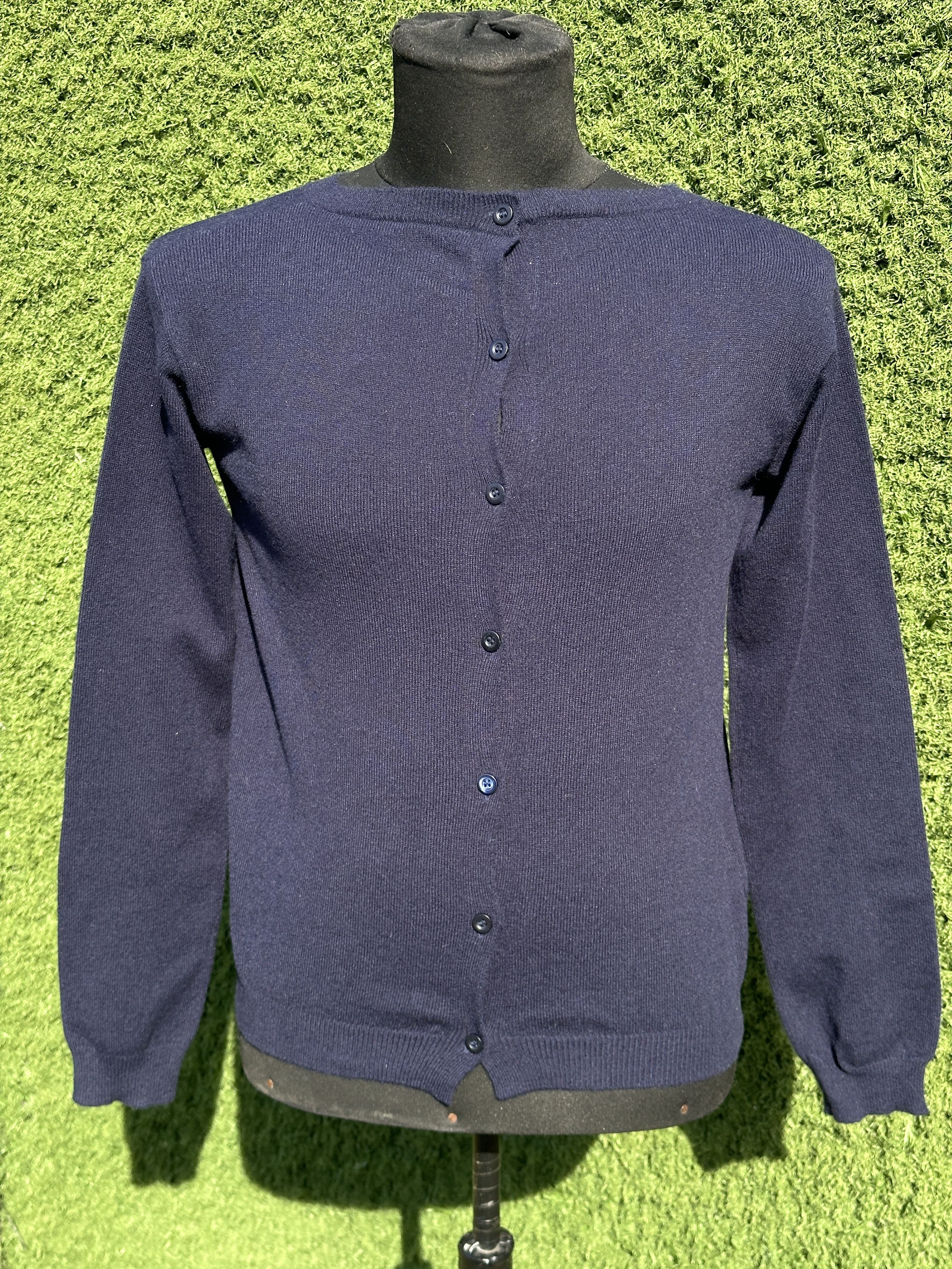 Prada Prada Button-Back Reversed Cardigan Size IT 42 Wool Knit Size M / US 6-8 / IT 42-44 - 2 Thumbnail