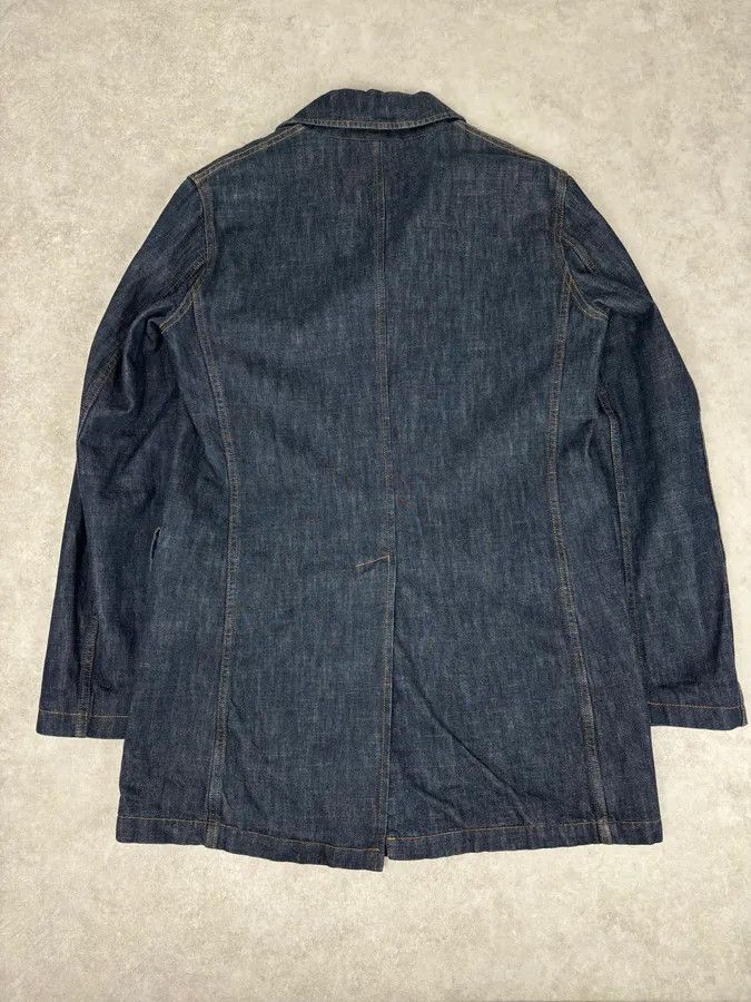 Miu Miu 2000s Miu Miu Blue Navy Denim Buttoned Jacket Size US M / EU 48-50 / 2 - 5 Thumbnail