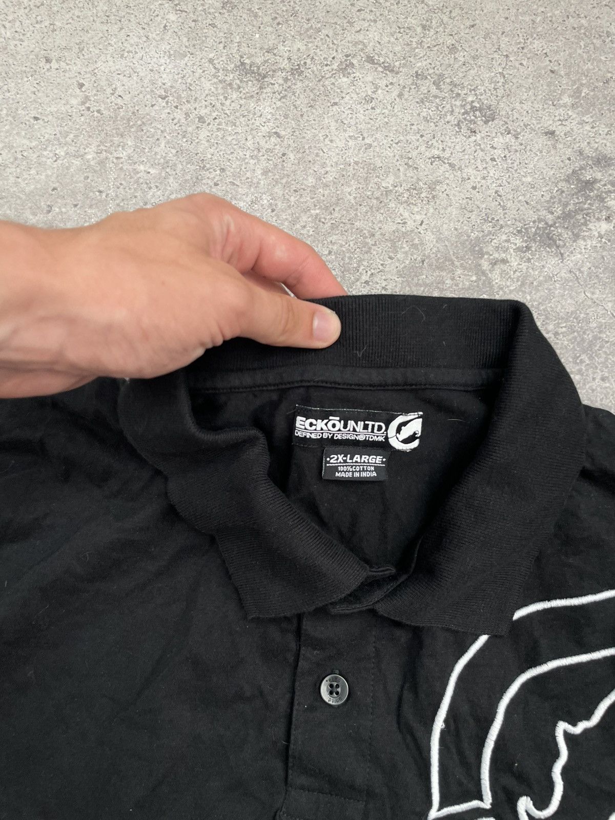 Ecko Unltd. crazy Ecko Untld. vintage 90s polo shirt Size US XXL / EU 58 / 5 - 3 Thumbnail