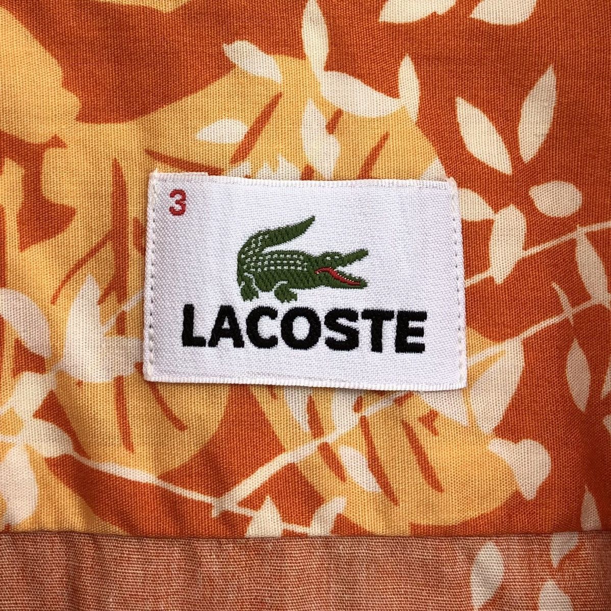 Lacoste LACOSTE Botanical Pattern Open Collar Shirt Aloha Size US M / EU 48-50 / 2 - 11 Thumbnail