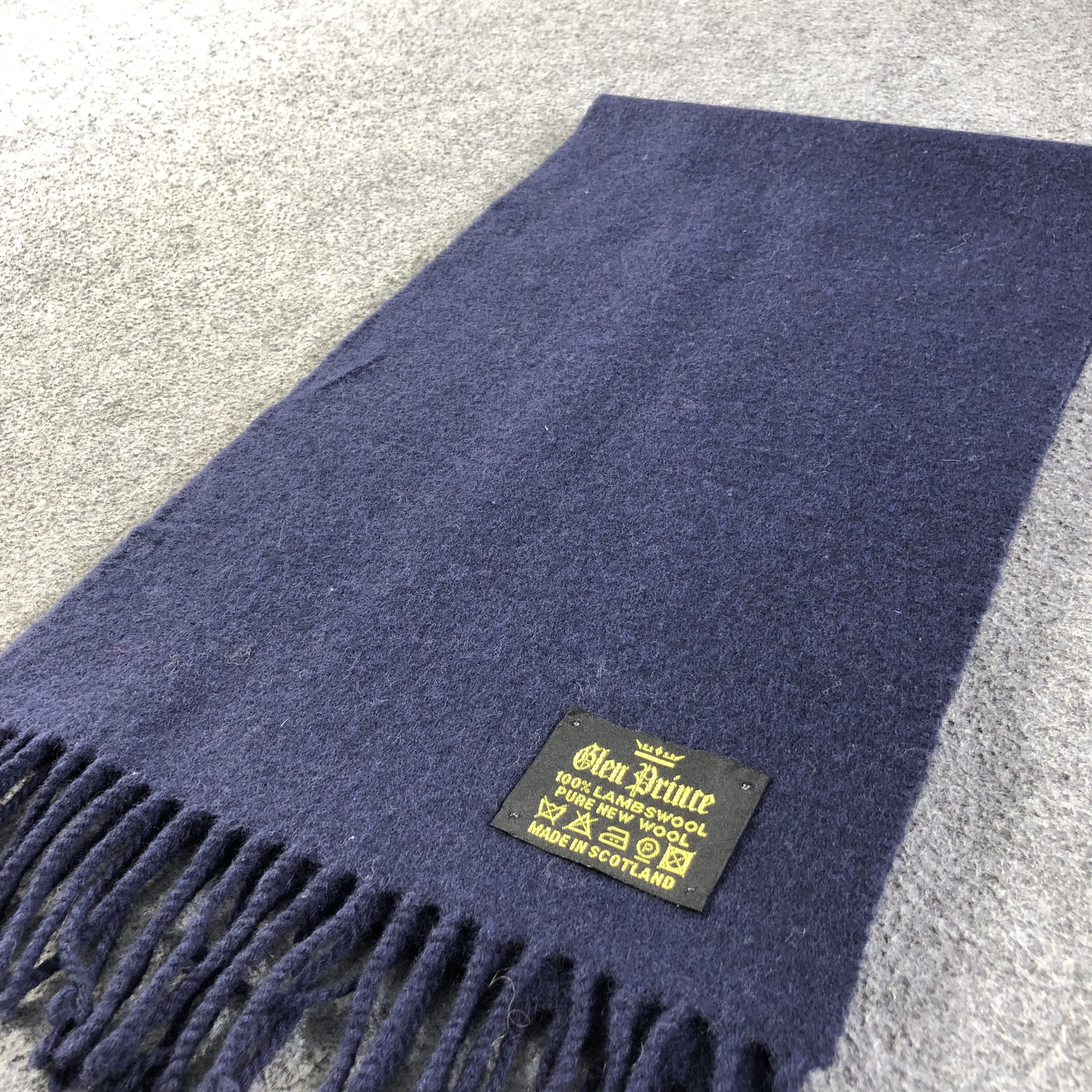 Vintage Glen Prince Wool Scarf Muffler V1062 Size ONE SIZE - 2 Thumbnail