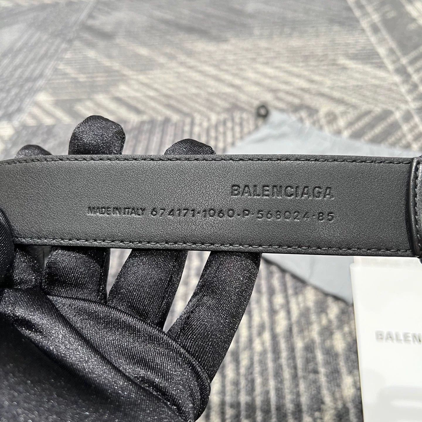 Balenciaga Balenciaga BB Logo Leather Belt 85 Size ONE SIZE - 6 Thumbnail