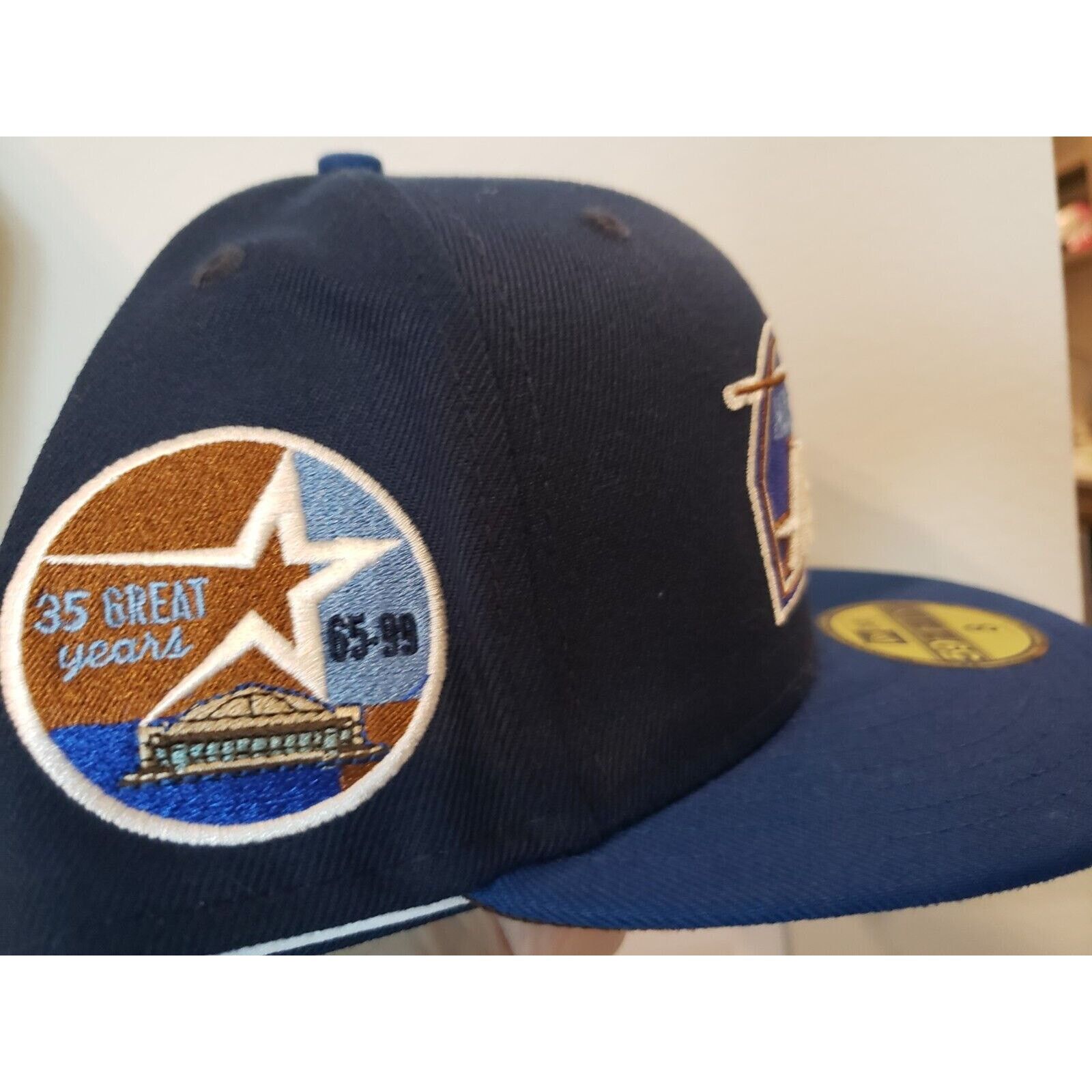 New Era Houston Astros Hat 35 Great Years 5950 Size 8 Blue New Era Size ONE SIZE - 2 Thumbnail
