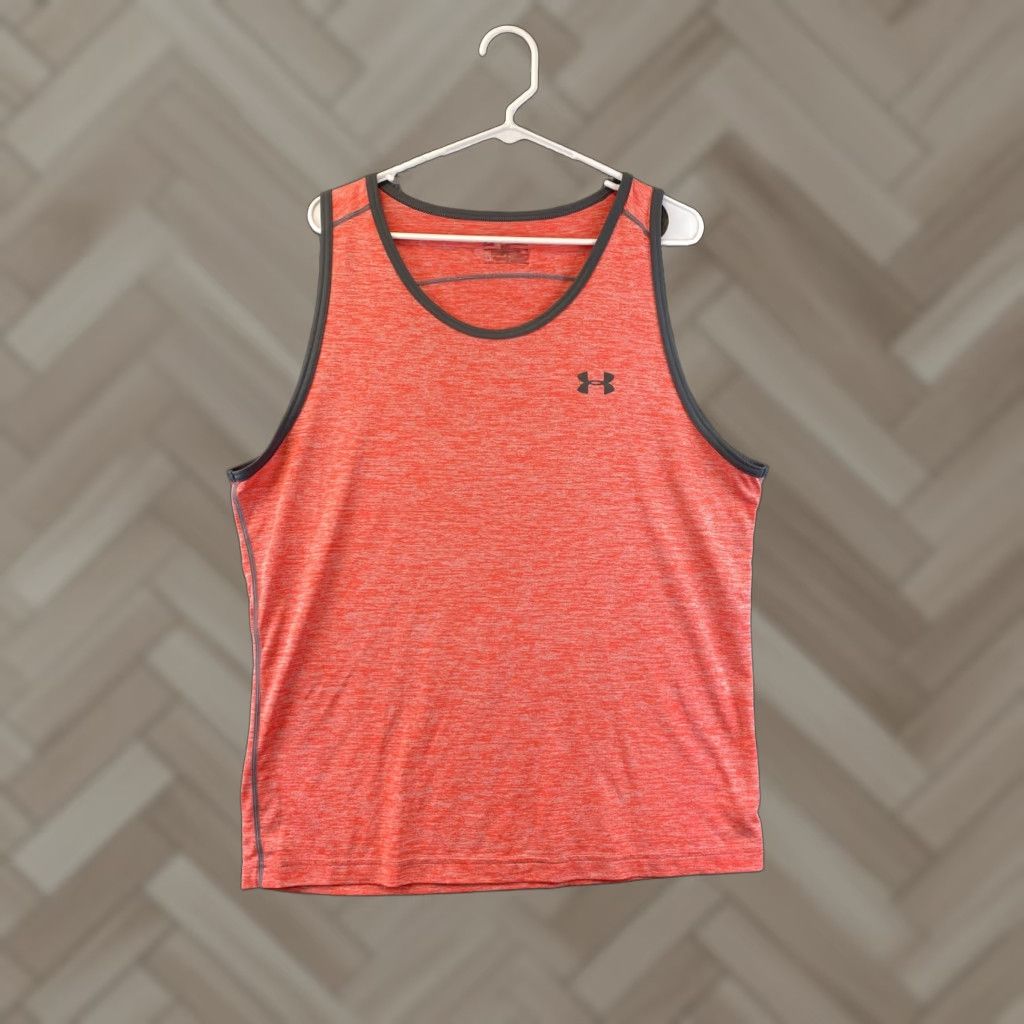 Under Armour Under Armour Tank Top Heat Gear Loose Womens Coral Sz XL / 92-3 Size XL / US 12-14 / IT 48-50 - 1 Thumbnail
