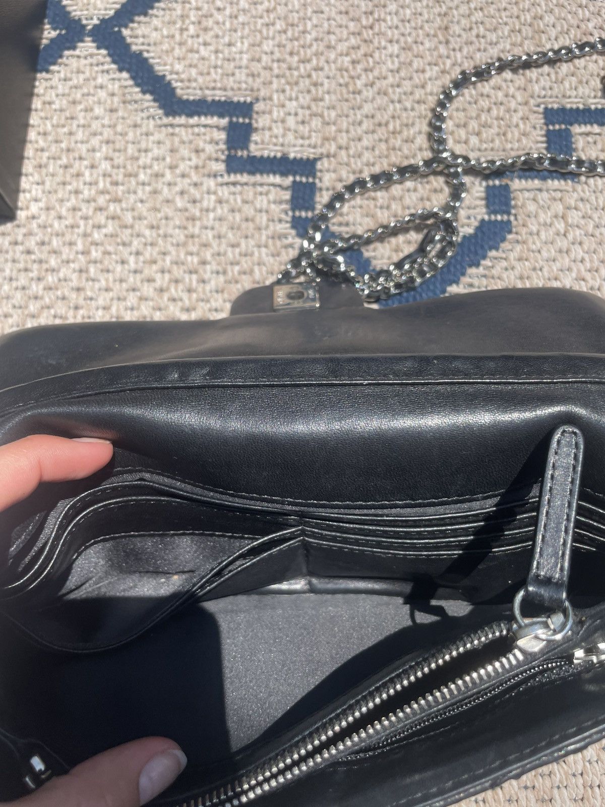 Chanel Classic Chanel flap bag with black python leather Size ONE SIZE - 6 Thumbnail