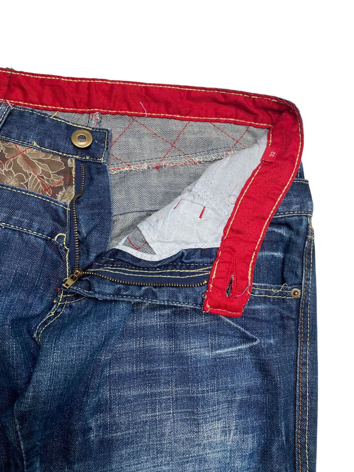 If Six Was Nine × Japanese Brand Vintage Japanese Brand Sukajan Double Waist Jeans 1990s Size US 32 / EU 48 - 7 Thumbnail