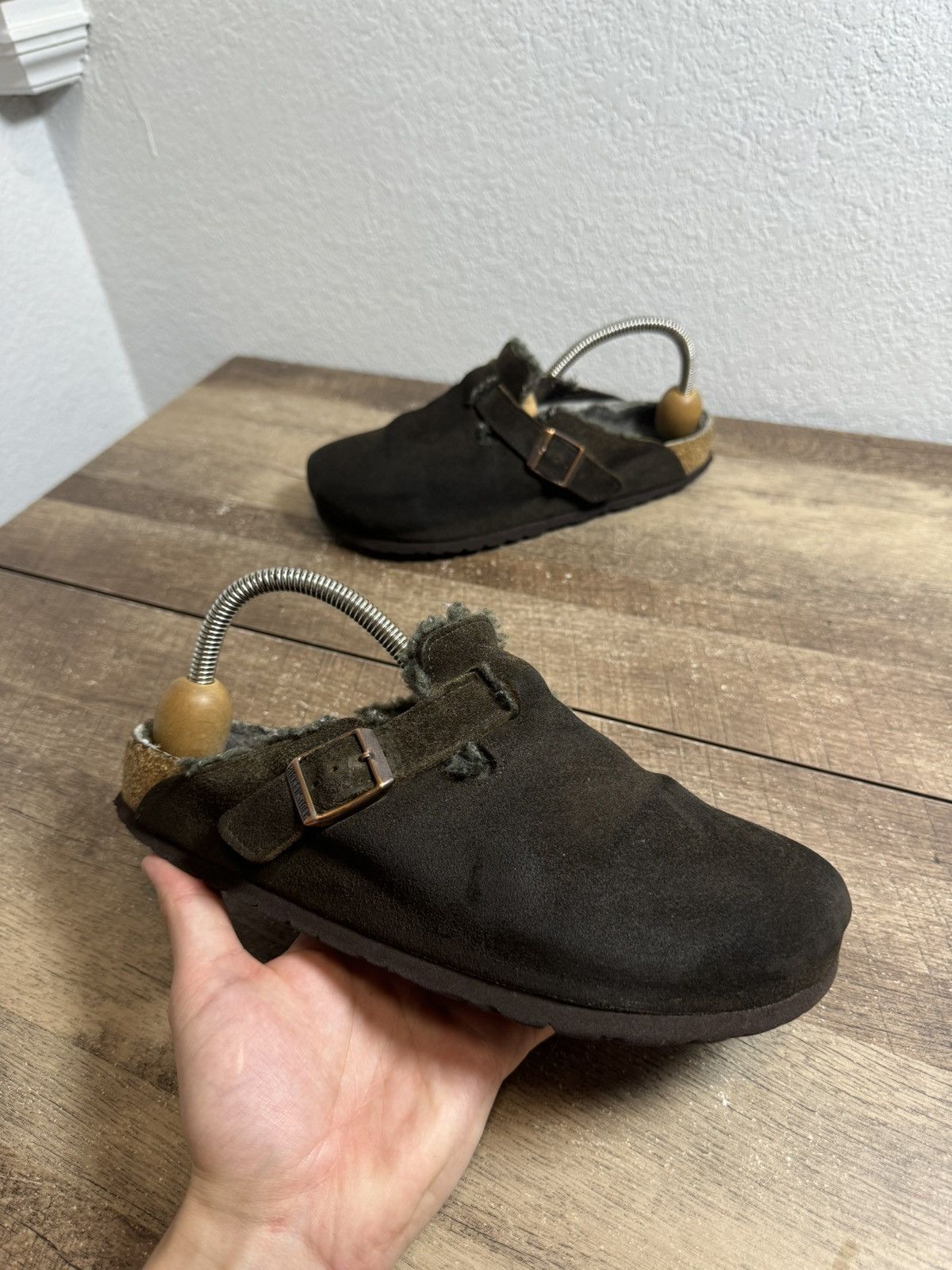 Birkenstock Birkenstock Boston Shearling Clogs US 8 Women's Fur Lined Size US 8 / IT 38 - 1 Thumbnail