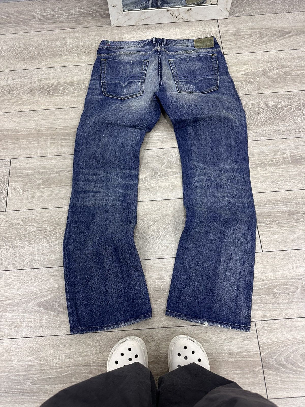 Diesel Diesel Vintage Y2K Avant Garde Distressed Jeans Size US 34 / EU 50 - 1 Thumbnail