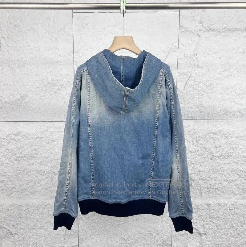 Balmain Balmain Blue Cotton Men's Jacket . Size US S / EU 44-46 / 1 - 2 Thumbnail