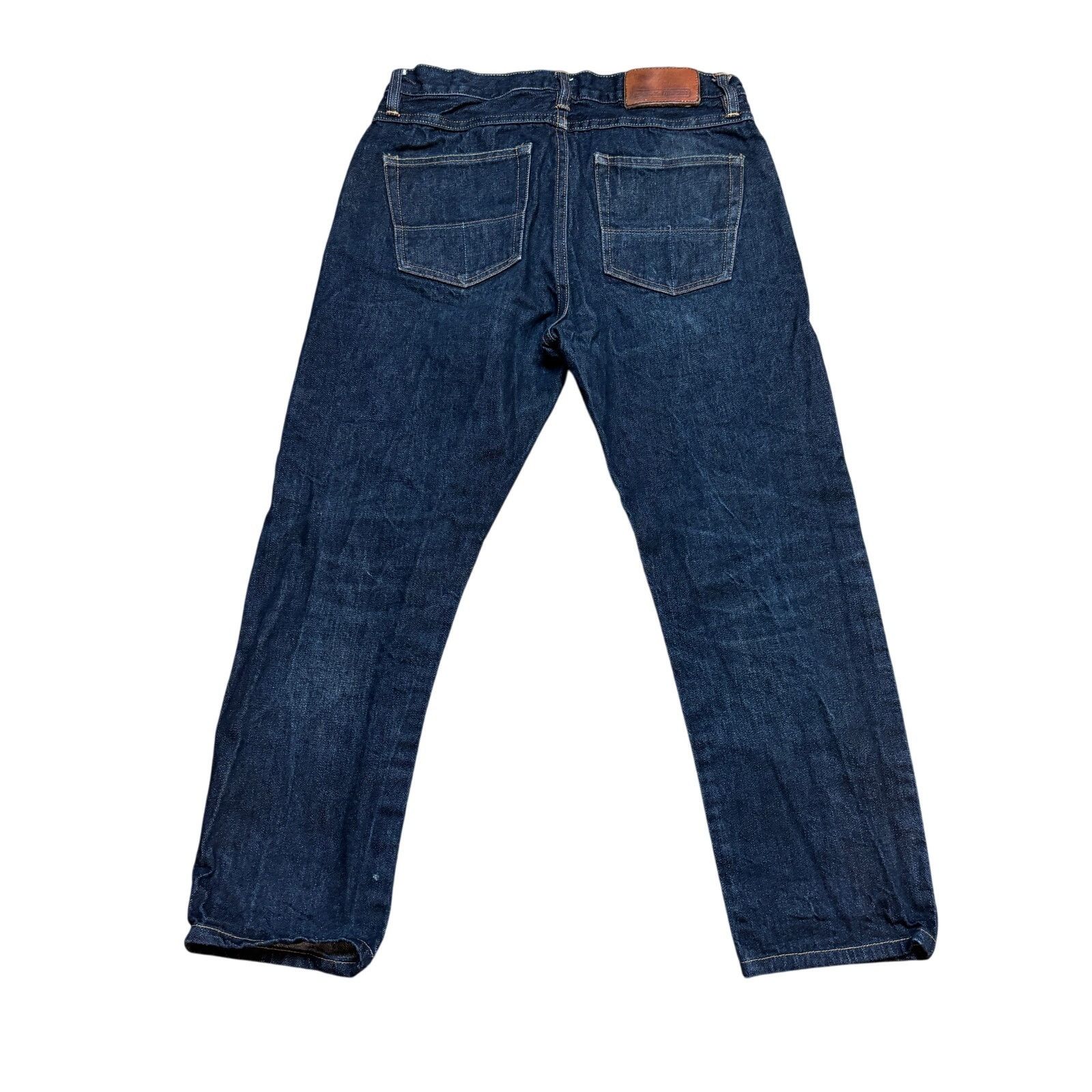 Tellason Tellason Elgin Mid Rise Slim Tapered Selvedge Jeans 31x25 Size US 31 - 1 Thumbnail