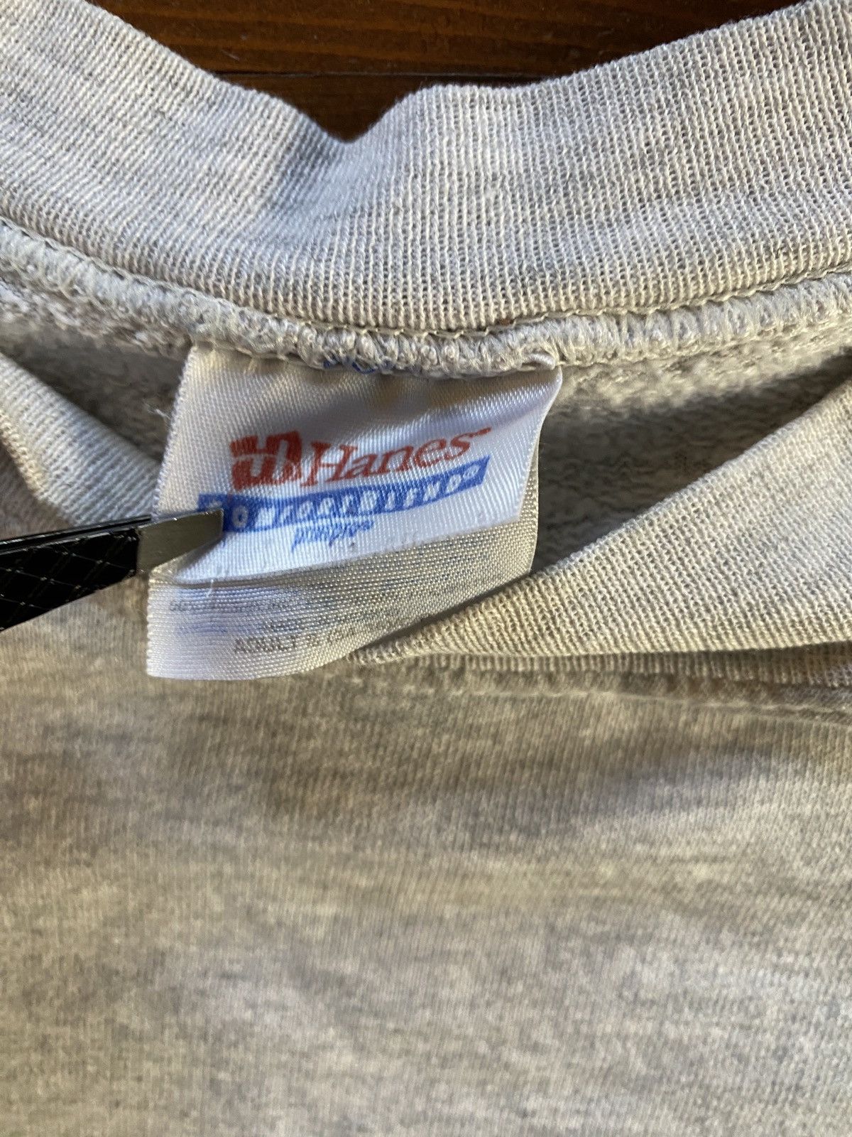 Hanes Vintage 90’s Hanes Grey Blank Thin Crewneck Sweatshirt Size US XS / EU 42 / 0 - 6 Thumbnail