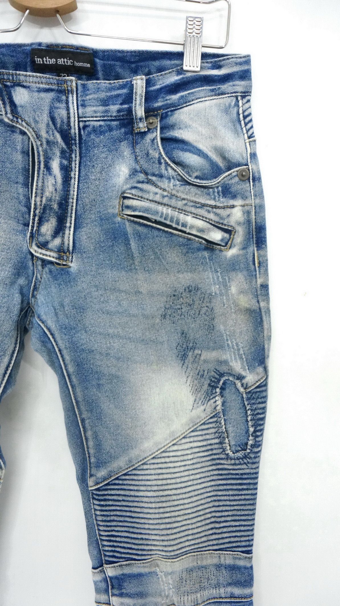 In The Attic Japan IN THE ATTIC Biker Jeans Size US 28 / EU 44 - 6 Thumbnail