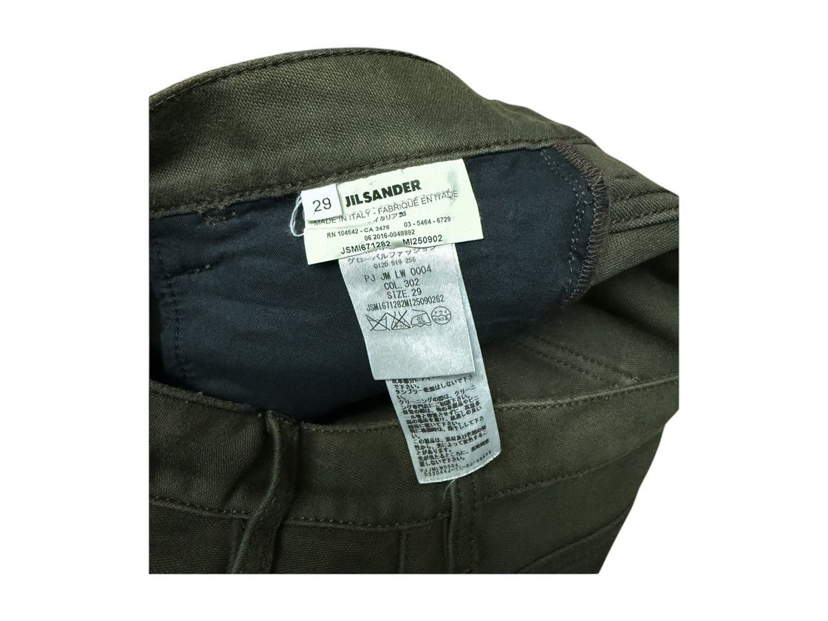 Jil Sander Vintage Jil Sander Slim-Fit Dark Green Denims Size US 28 / EU 44 - 8 Thumbnail