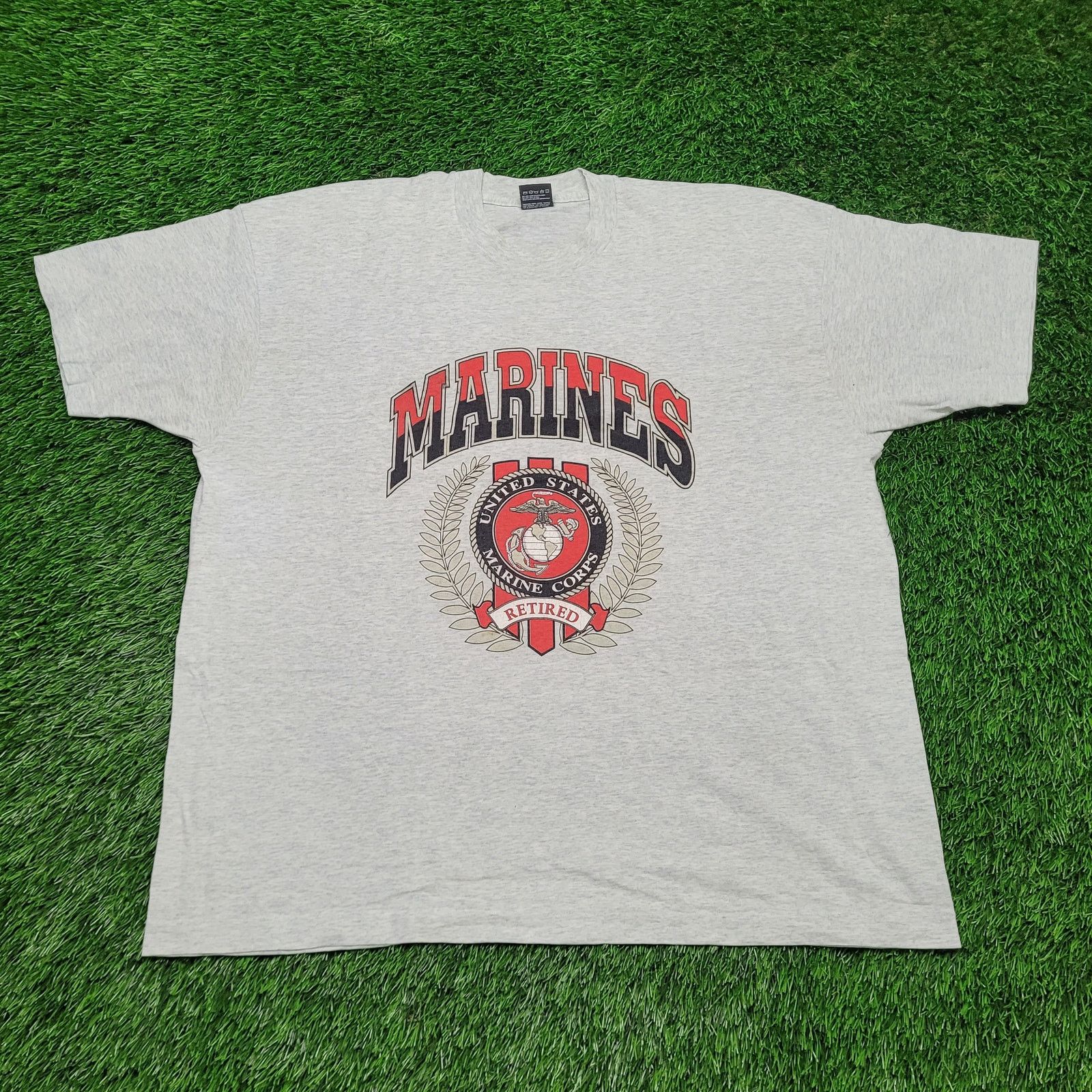 Fruit Of The Loom Vintage 1993 USMC Marines Retired T-Shirt Mens XXL USA Made Size US XXL / EU 58 / 5 - 1 Thumbnail