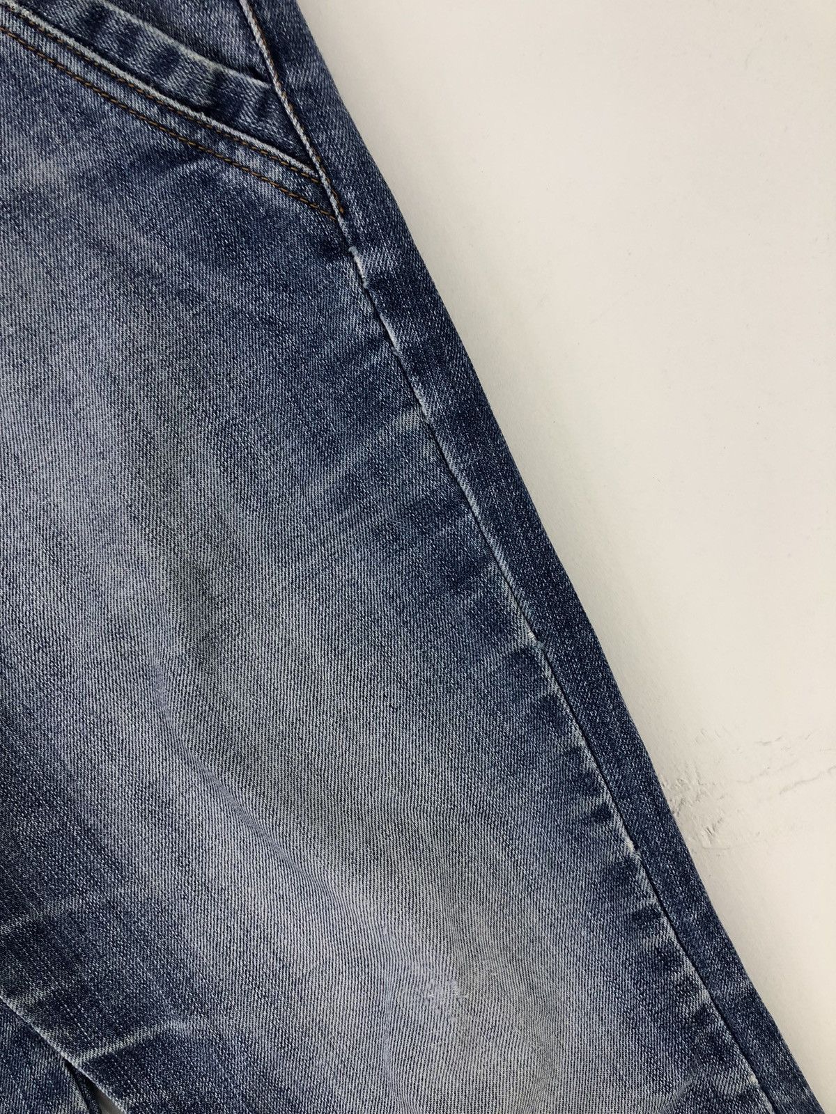 Japanese Brand × Quiksilver Roxy Jean Distressed Faded Blue Jeans Size 31" - 7 Thumbnail
