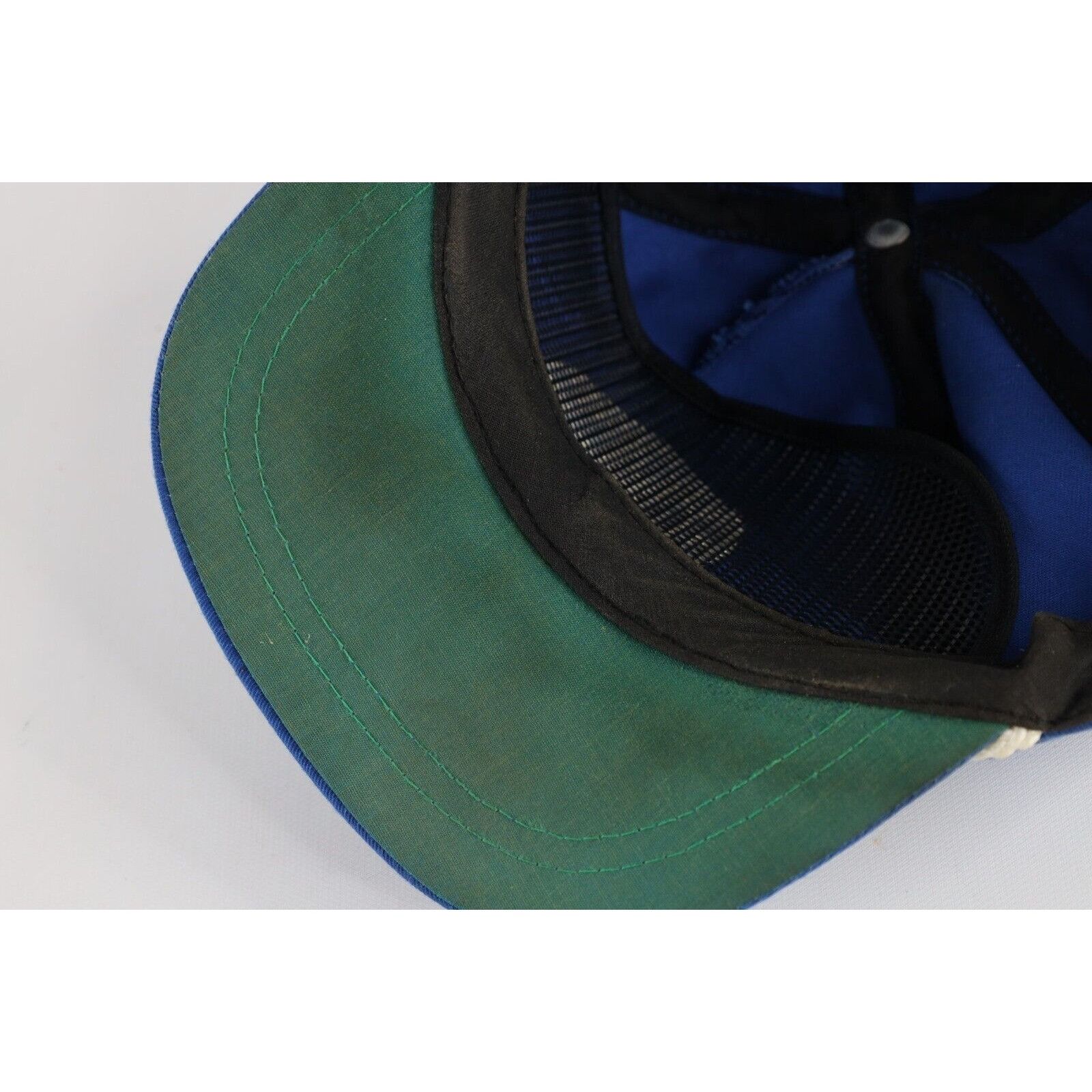 Vintage Vintage 80s Distressed Air Force Academy Leather Strap Hat Size ONE SIZE - 10 Thumbnail