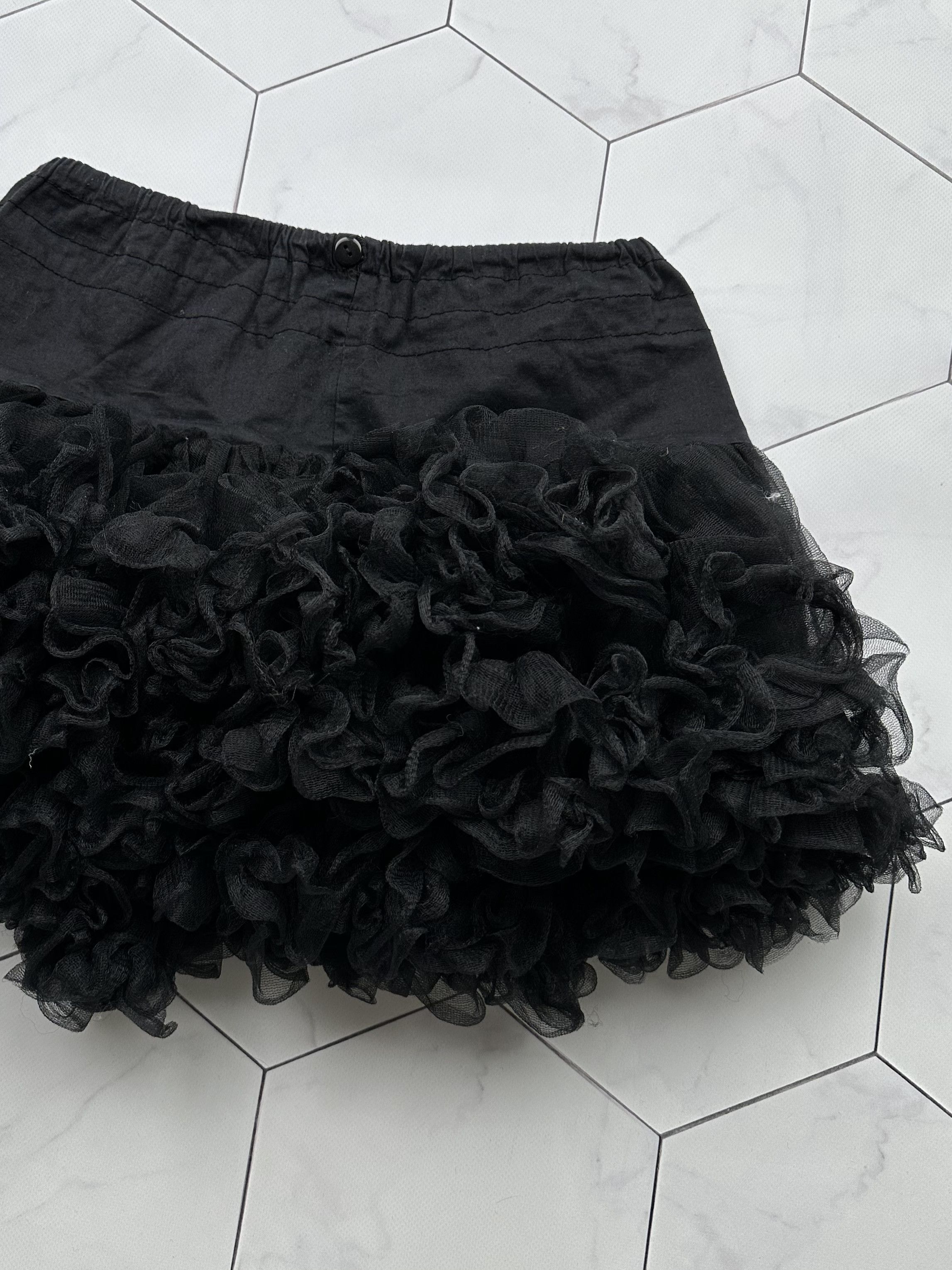 Japanese Brand Vintage Flare Super Lush Mini Skirt E2D15(B8) Size 28" / US 6 / IT 42 - 8 Thumbnail