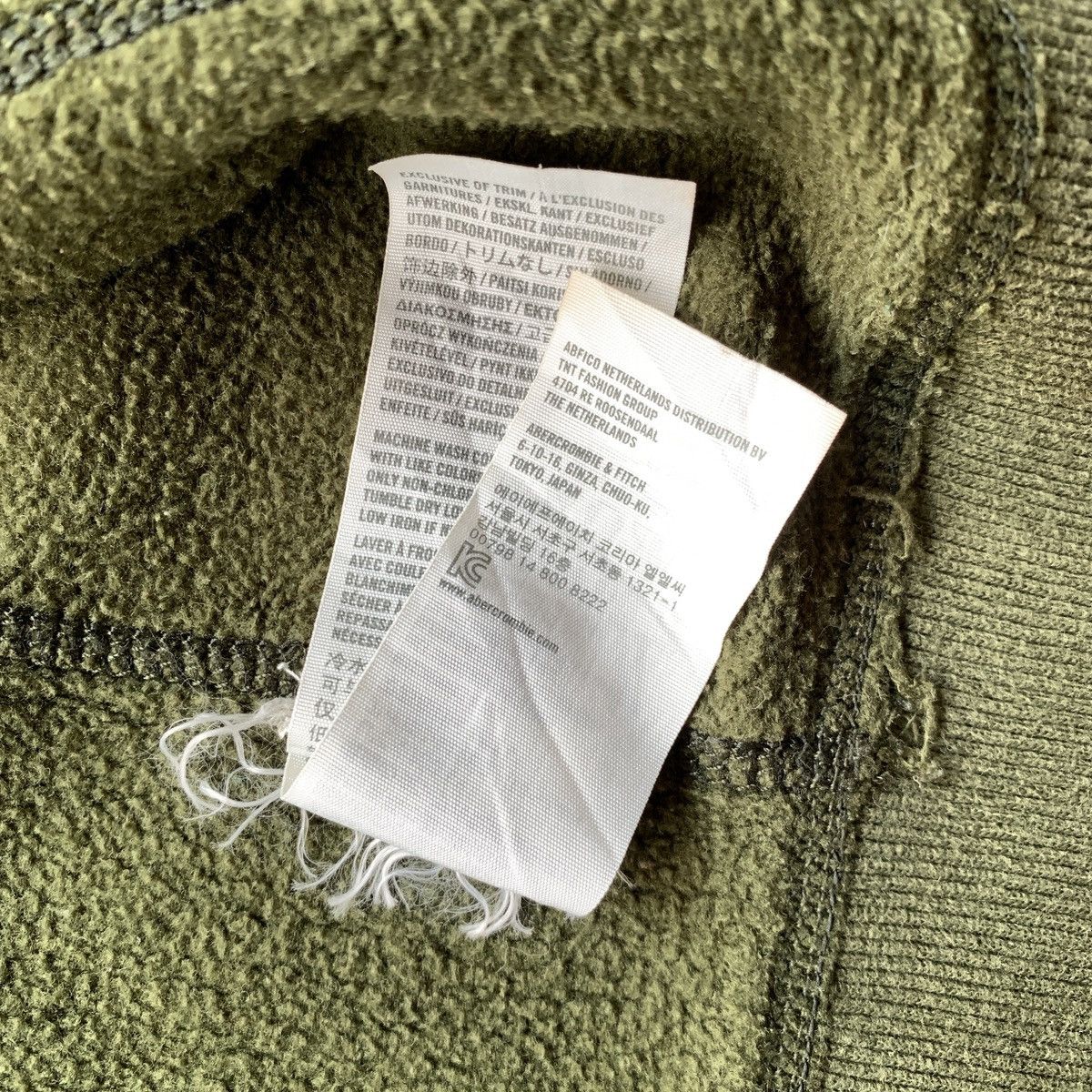 Abercrombie & Fitch Distressed Abercrombie Fitch Fur Ifsix LGB Zip Hoodie Size US XL / EU 56 / 4 - 10 Thumbnail