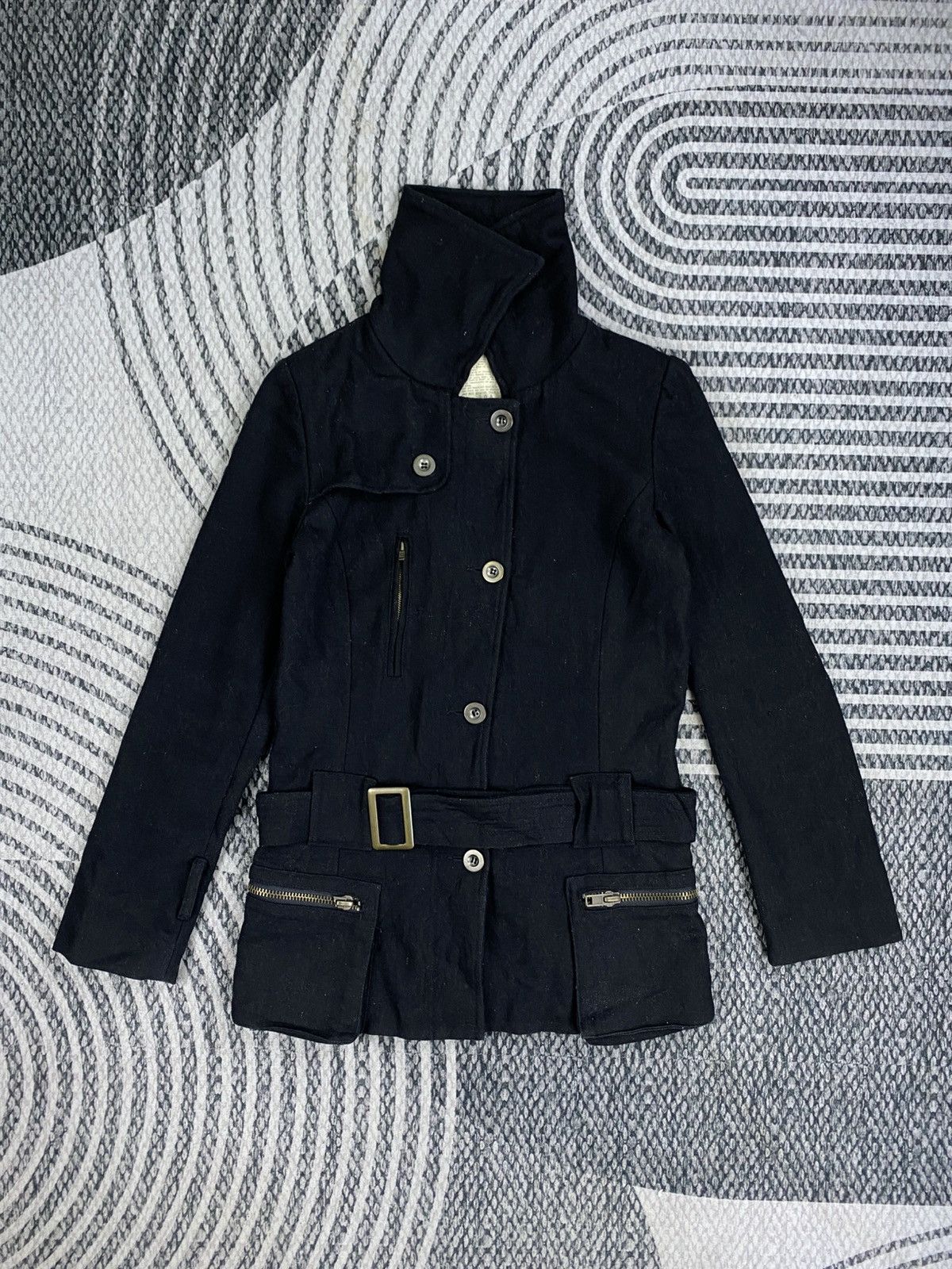GOA GOA Military Style Wool Belted Jacket Size S / US 4 / IT 40 - 6 Thumbnail
