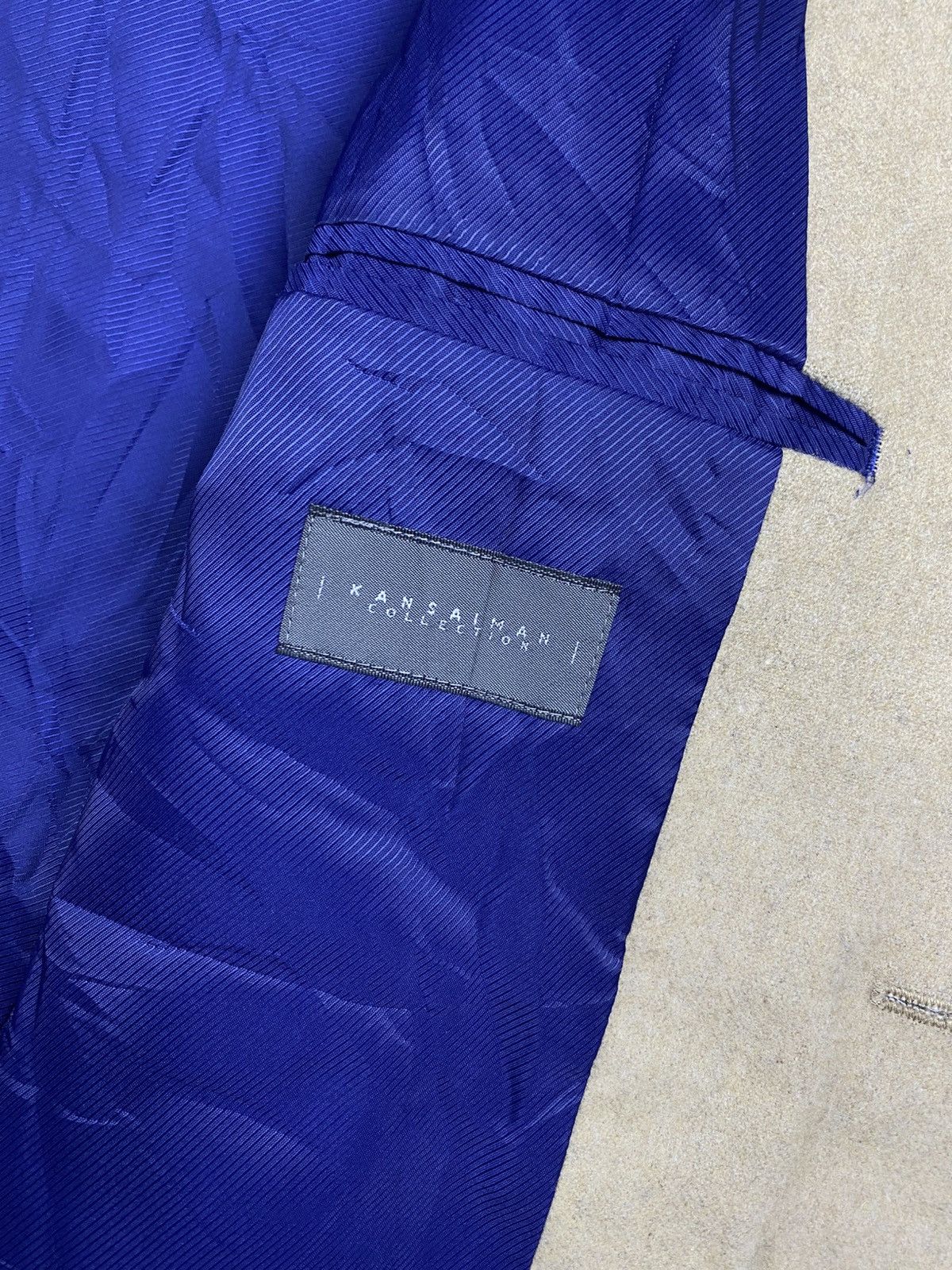 Kansai Yamamoto Vintage Kansai Man Double Collar Wool Overcoat Jacket Size US M / EU 48-50 / 2 - 9 Thumbnail