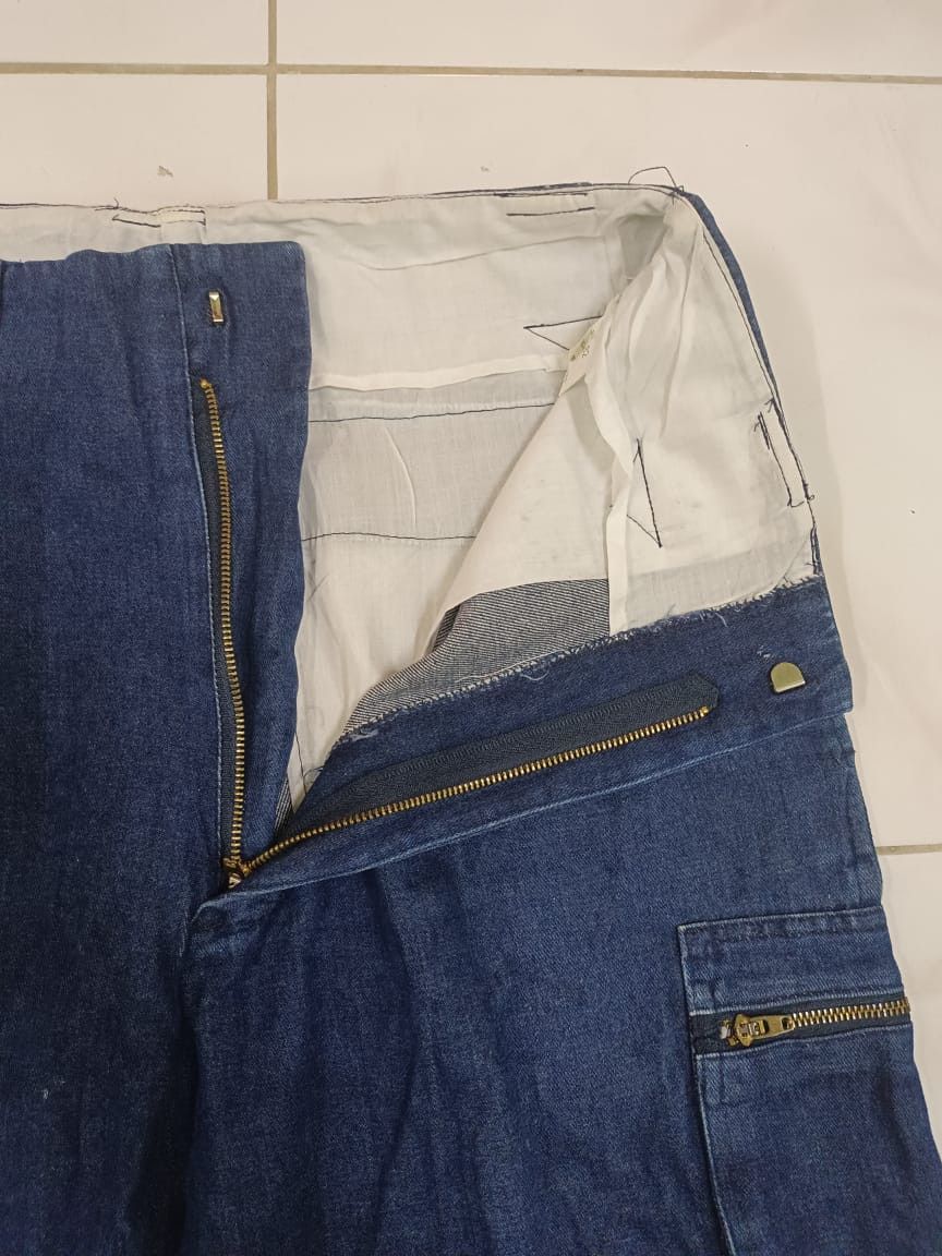 Jean × Yohji Yamamoto Ruck Dam Baggy Jogger Pant Denim Yohji Yamamoto Style Size US 31 - 7 Thumbnail