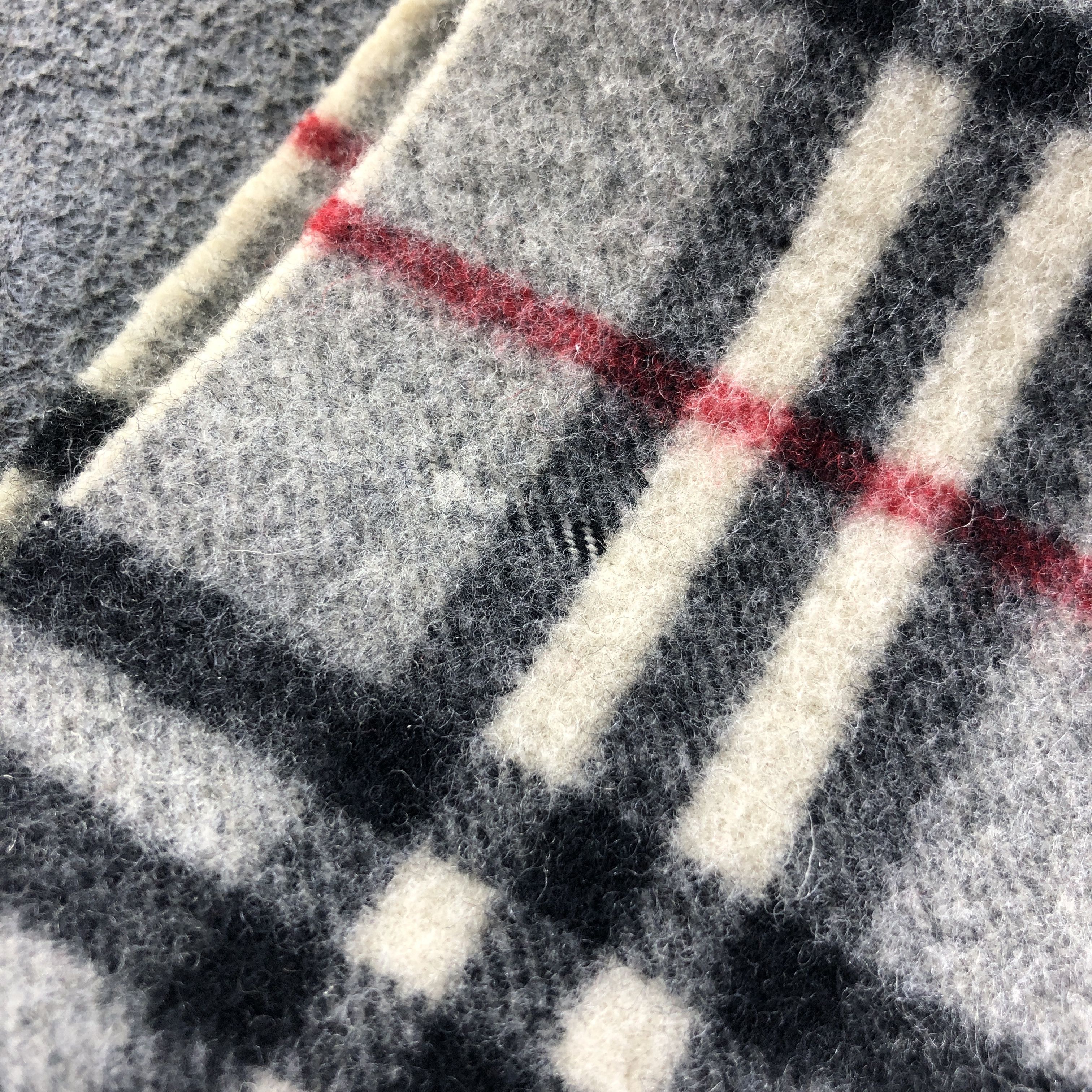 Burberry Burberrys Nova Check Wool Scarf Muffler V2636 Size ONE SIZE - 7 Thumbnail