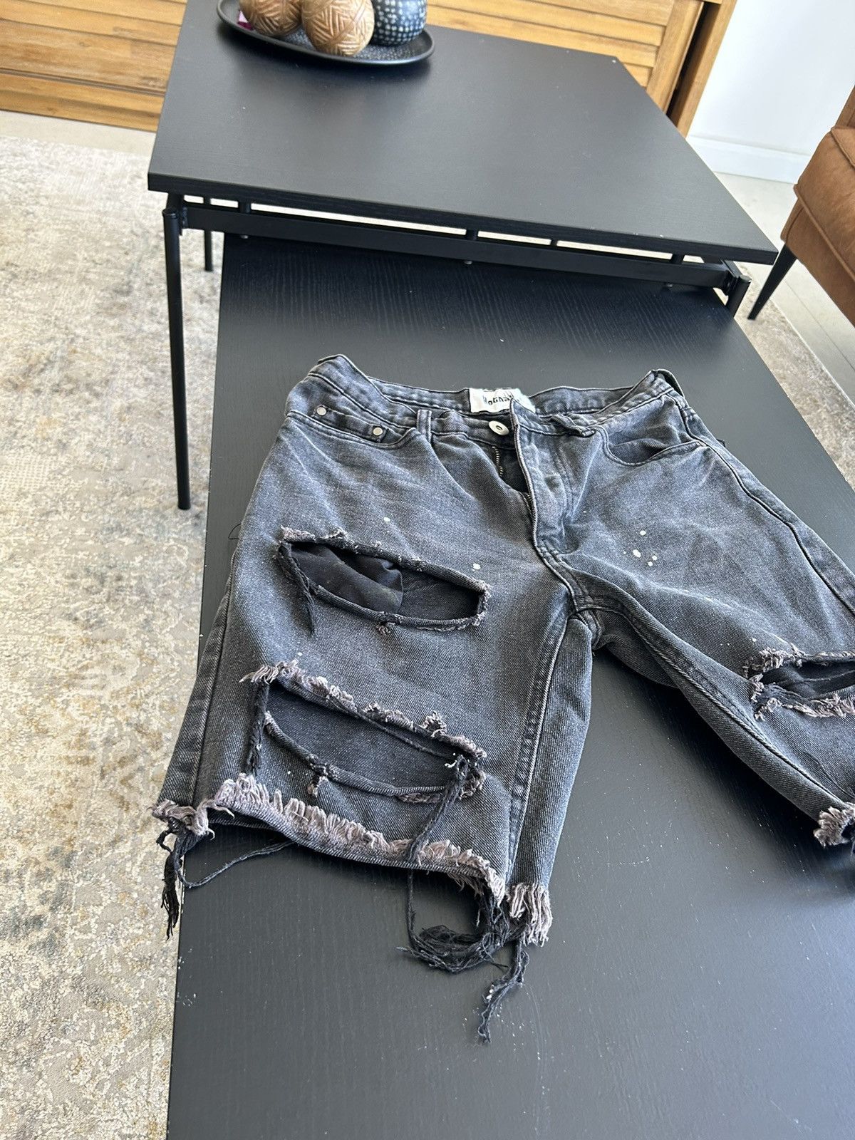 Other Ripped Denim Shorts Size US 29 - 2 Thumbnail