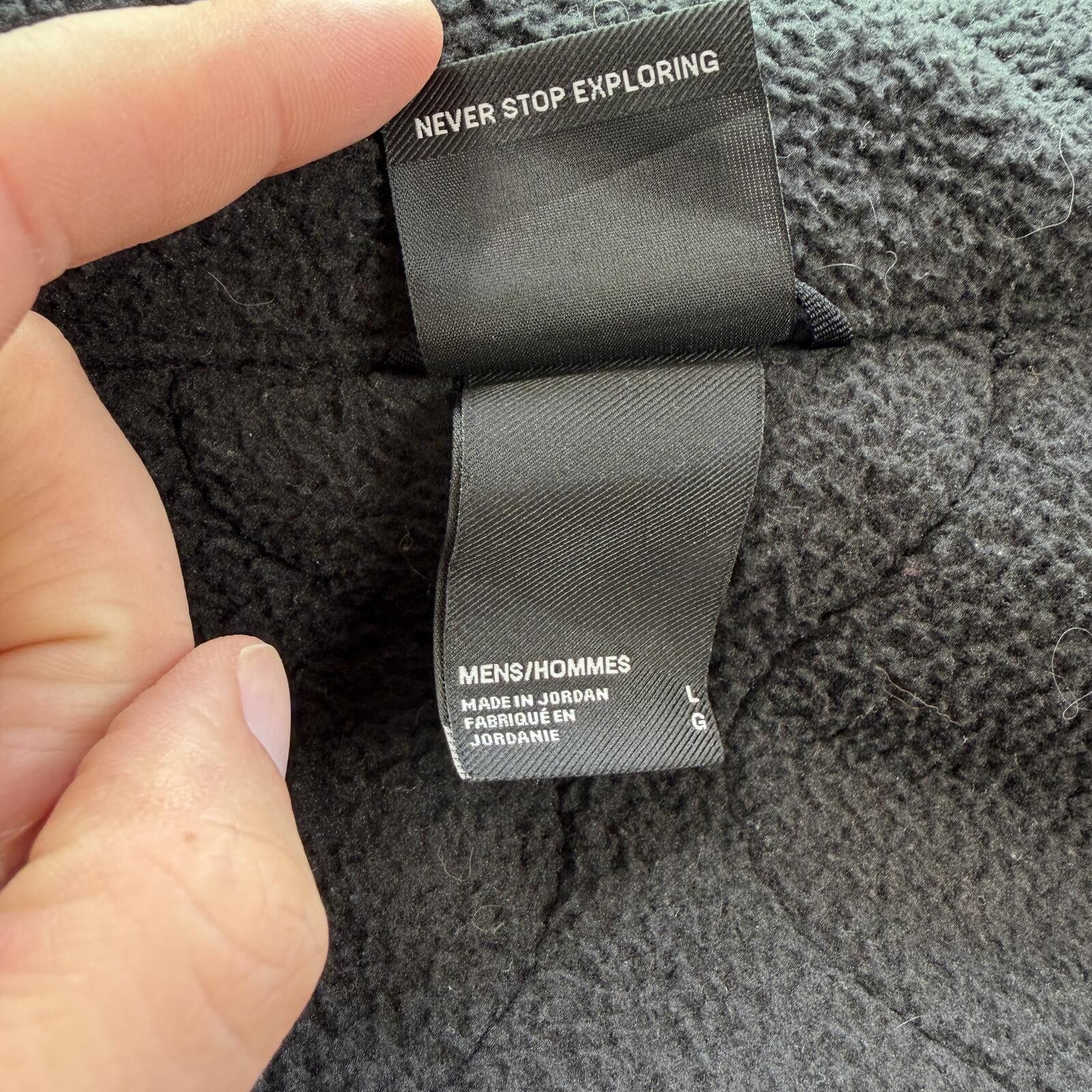 The North Face The North Face Black Quilted Sherpa Fleece Jacket Mens L Size US L / EU 52-54 / 3 - 10 Thumbnail