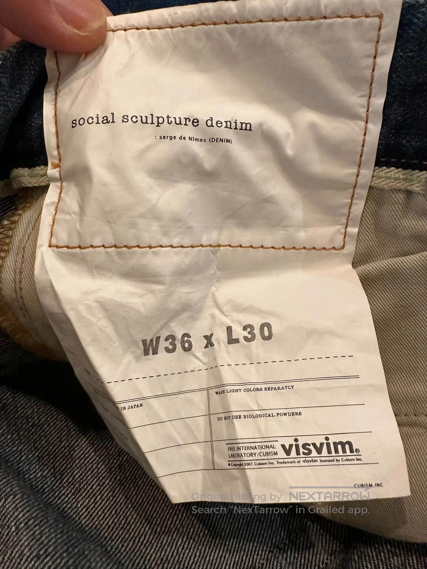 Visvim visvim distressed wash jeans social sculpture. Size US 36 / EU 52 - 7 Thumbnail