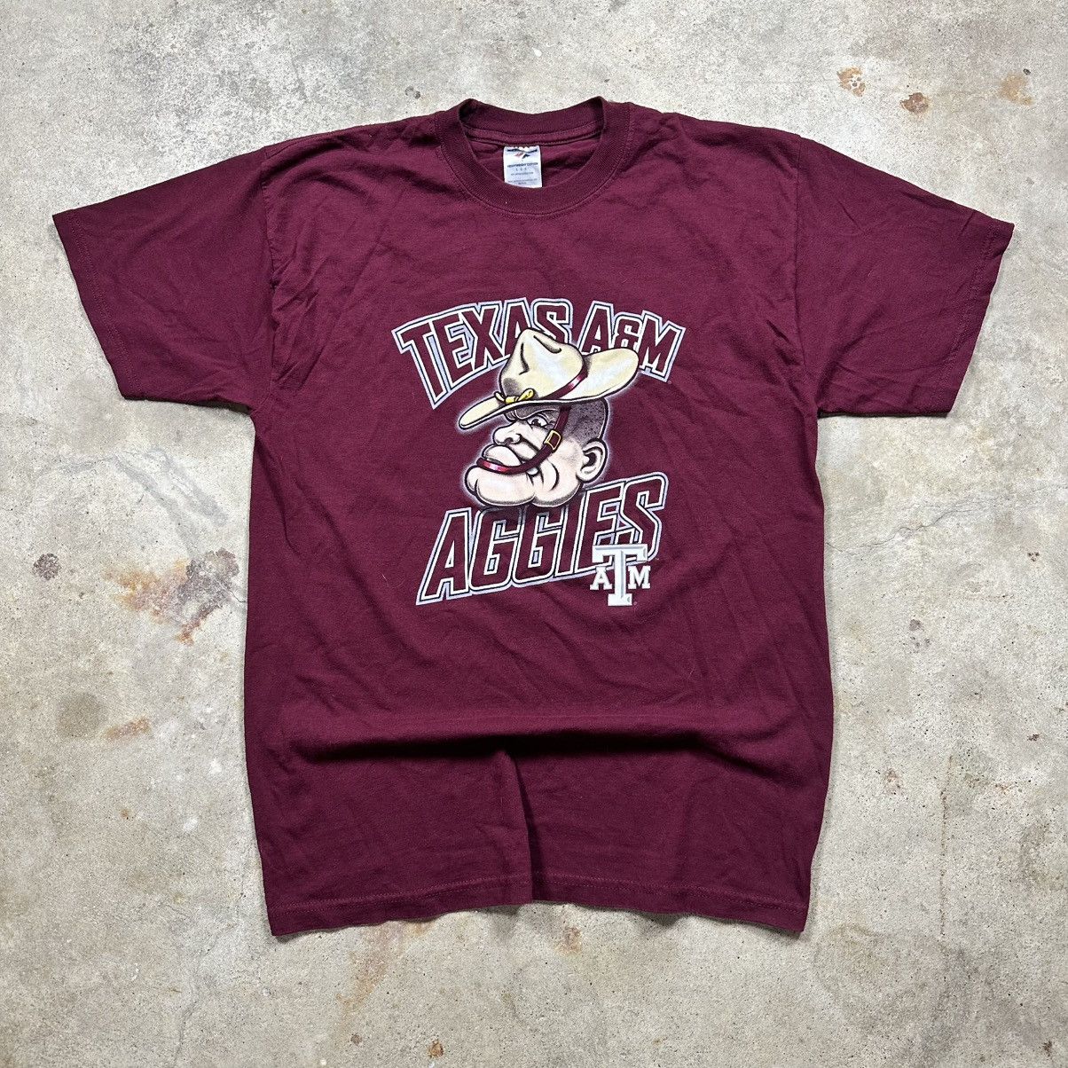 Jerzees Vintage Y2K Texas A&M Aggies College Logo Shirt Size L Size US L / EU 52-54 / 3 - 1 Thumbnail