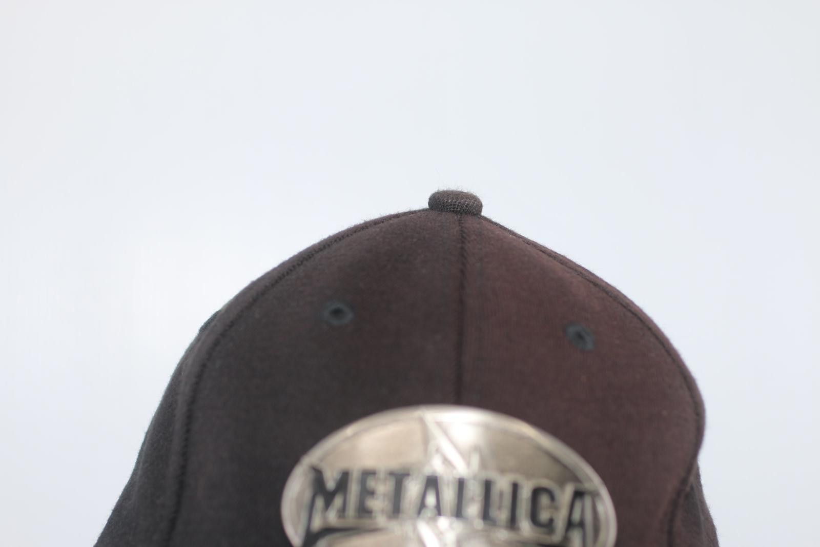 Metallica Metallica Official Bio-Domes Fitted Cap w/ Metal Logo Badge Size ONE SIZE - 4 Thumbnail