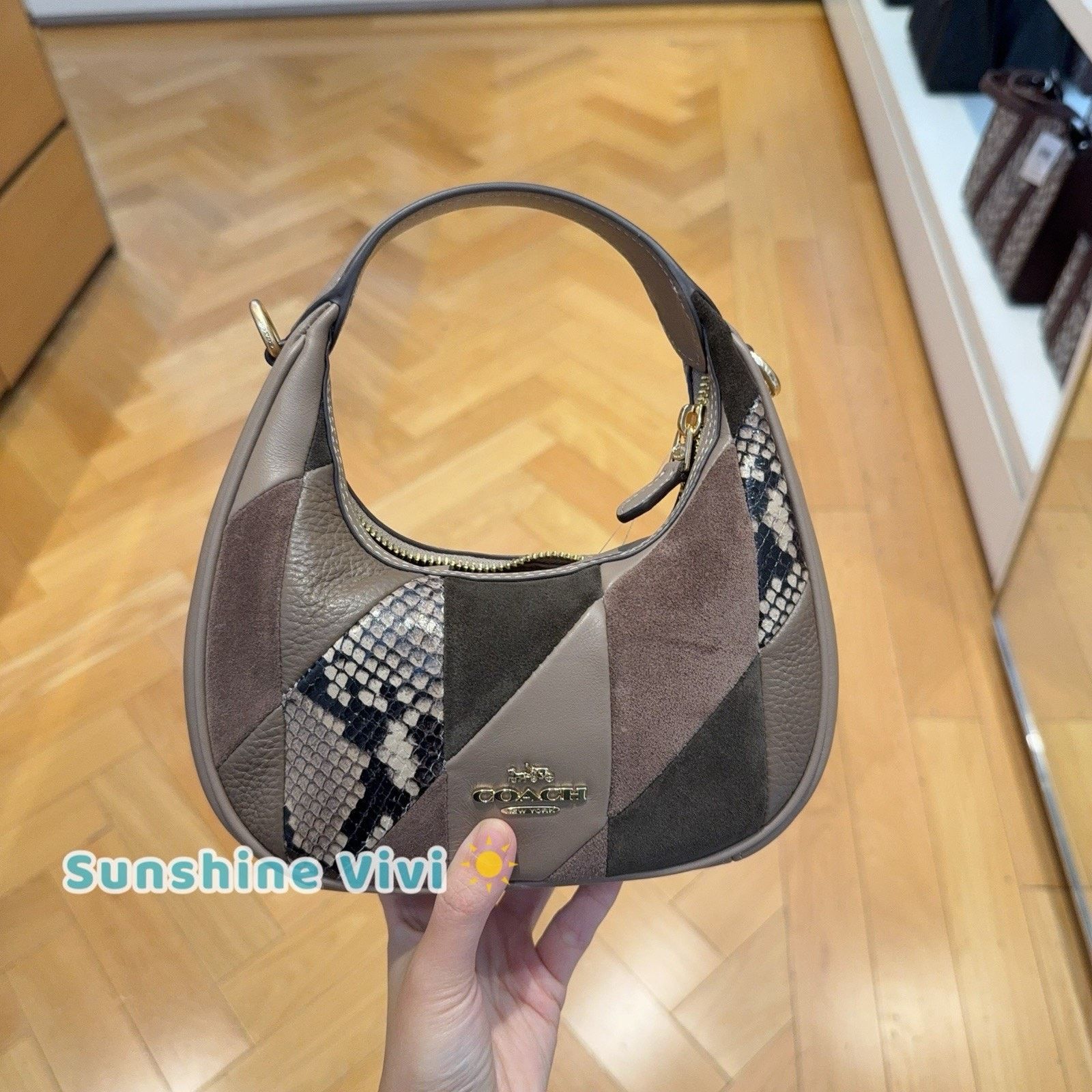 Coach NWT Coach Carmen Mini Crossbody Bag Patchwork CCE64 Size ONE SIZE - 1 Thumbnail