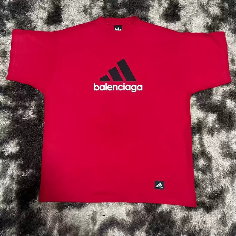 Balenciaga Balenciaga Adidas Co branded Short Sleeves Size US XL / EU 56 / 4 - 1 Thumbnail