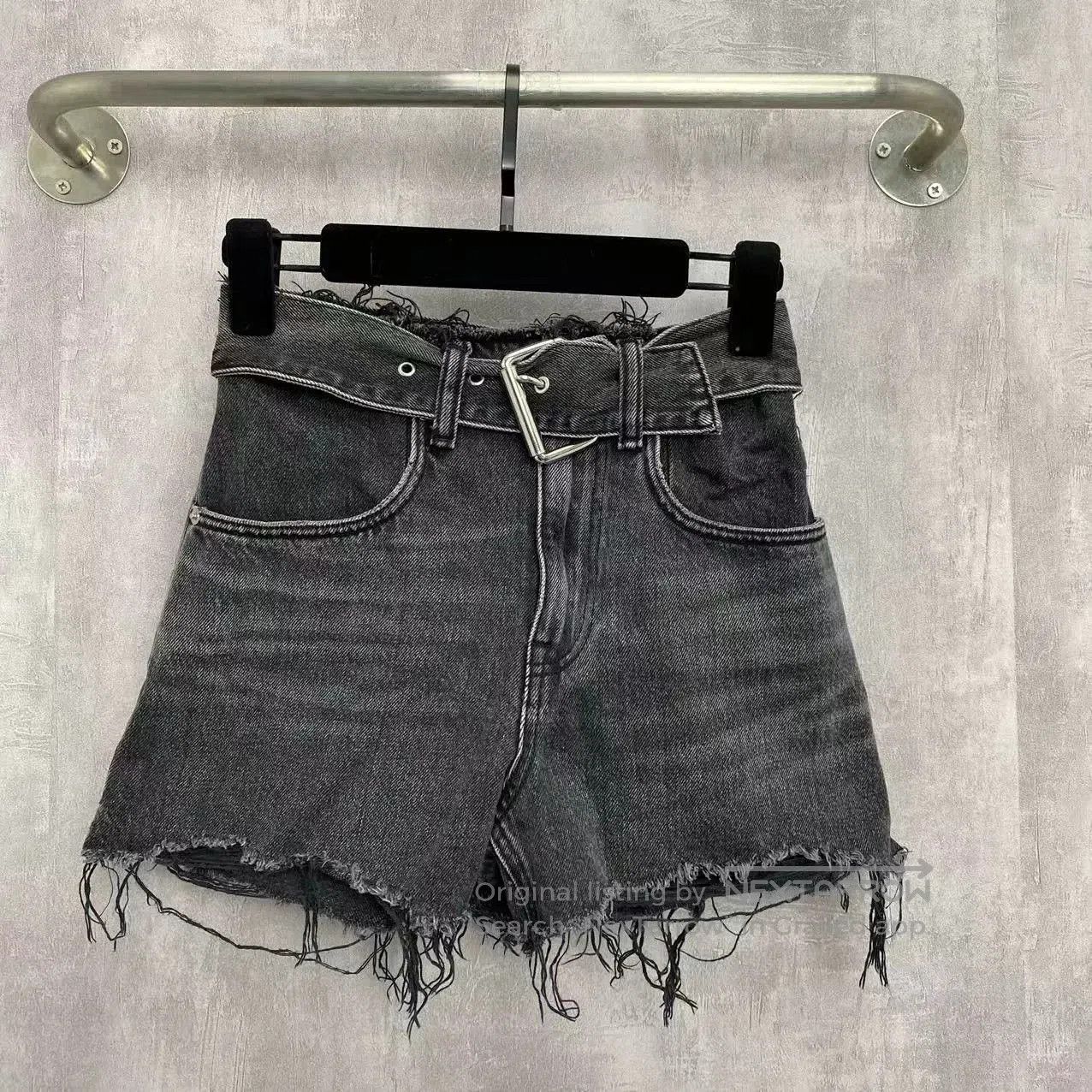 Alexander Wang Alexander Wang Distressed Denim Shorts. Size 24" / US 00 / IT 34 - 1 Thumbnail