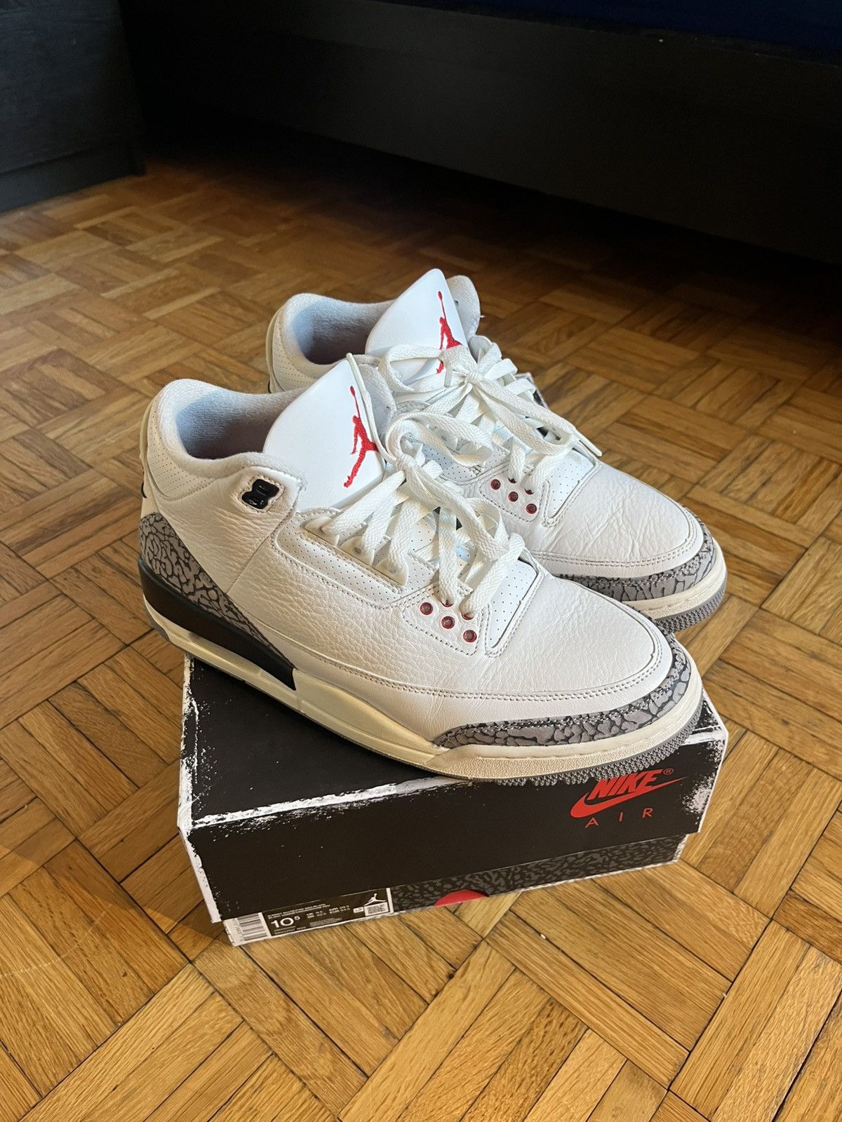 Jordan Brand Air Jordan 3 White Cement Reimagined Size US 10.5 / EU 43-44 - 10 Thumbnail