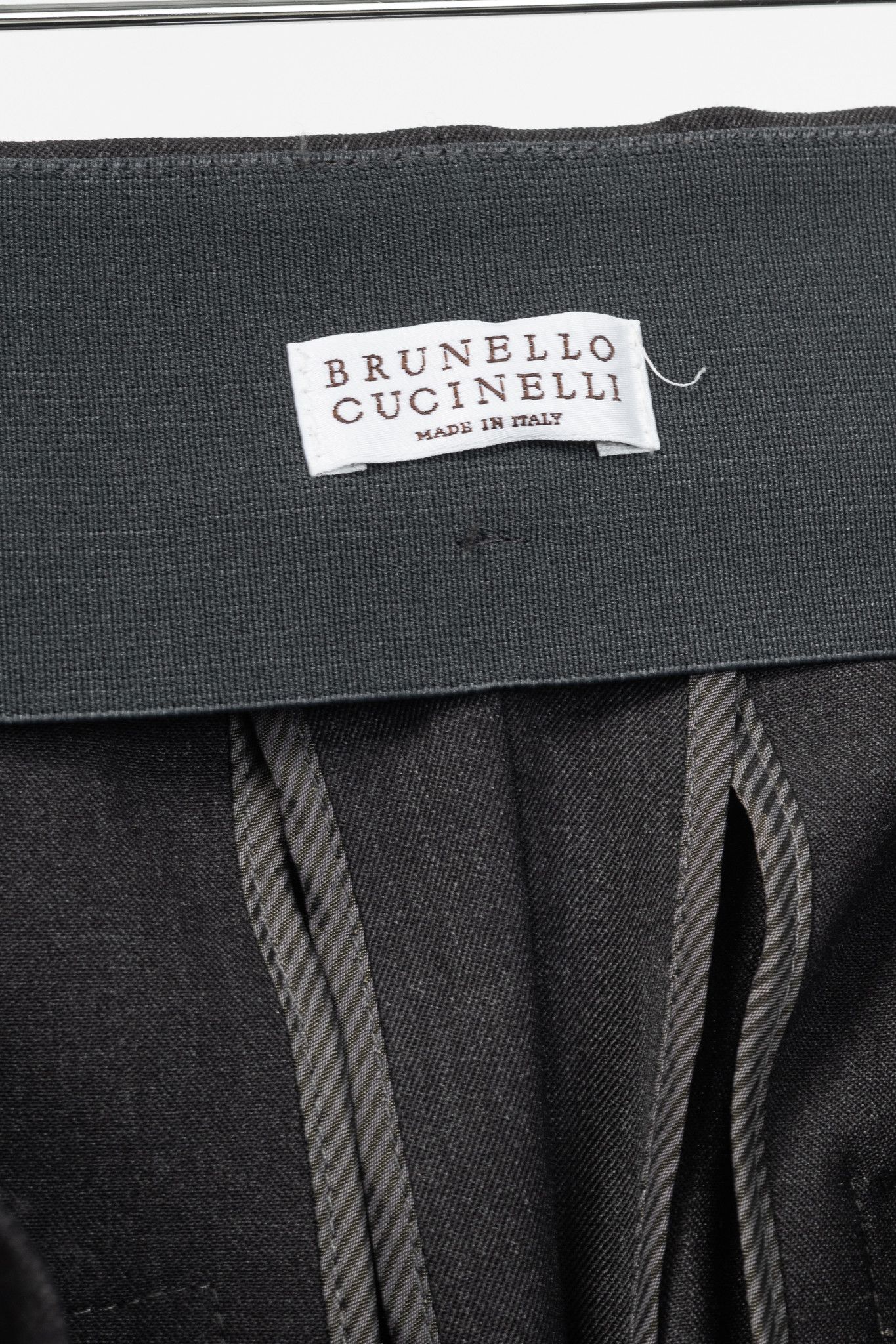 Brunello Cucinelli Brunello Cucinelli SS/21 Wool-Blend Monili-Bead Trousers Size 32" / US 10 / IT 46 - 4 Thumbnail