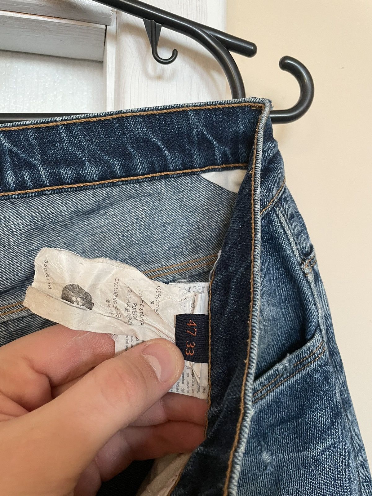 Trussardi × Vintage RARE Trussardi jeans denim PANTS old money luxury Size US 33 - 5 Thumbnail