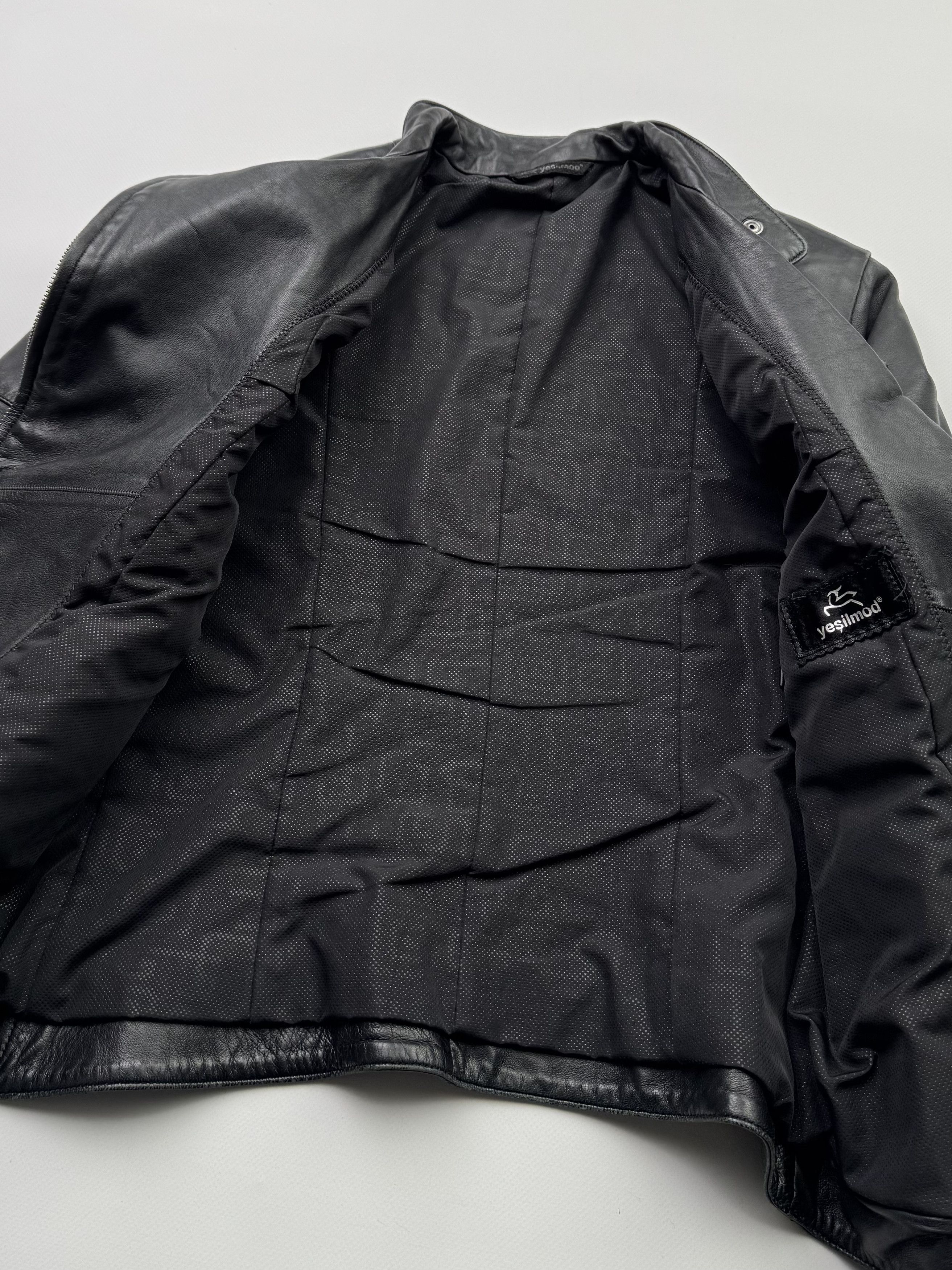 Japanese Brand Vintage Cropped Leather Jacket With Zipper B429(V521)E2 Size M / US 6-8 / IT 42-44 - 5 Thumbnail