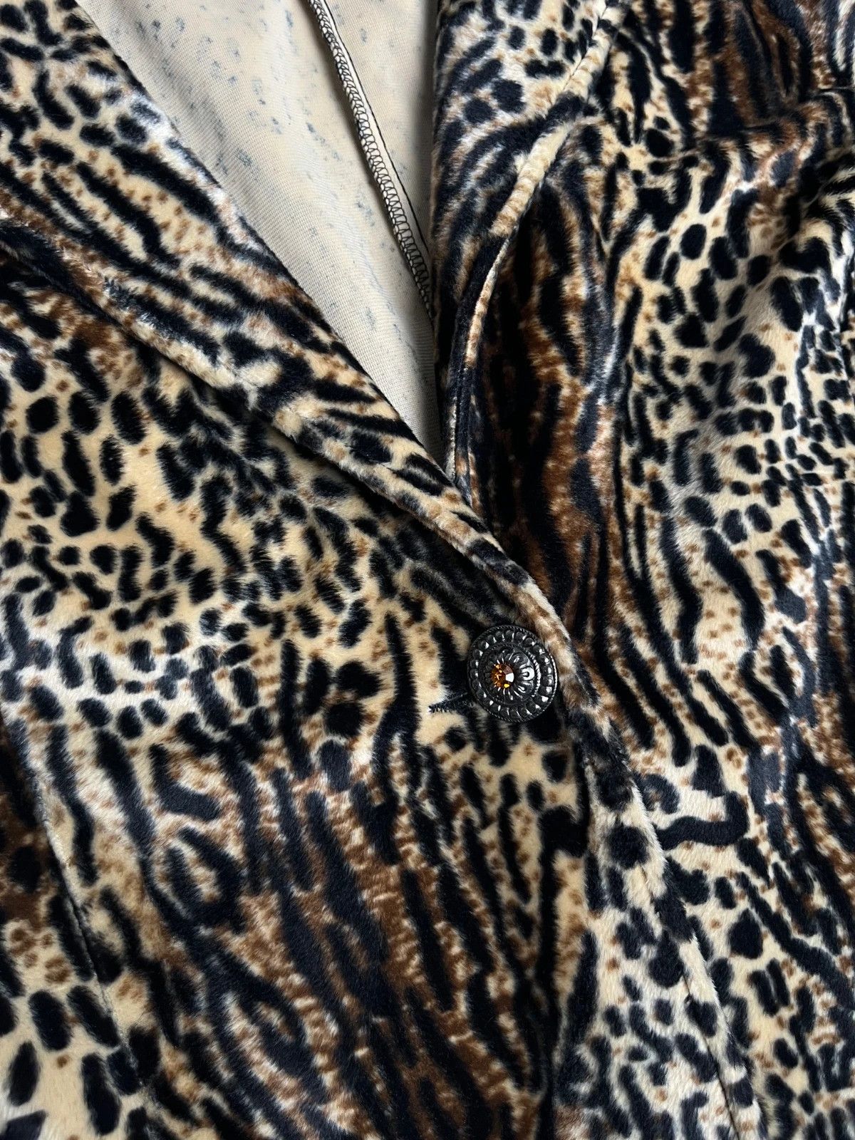 Vintage Vintage Avant Garde Leopard Print 00s y2k Size L / US 10 / IT 46 - 6 Thumbnail
