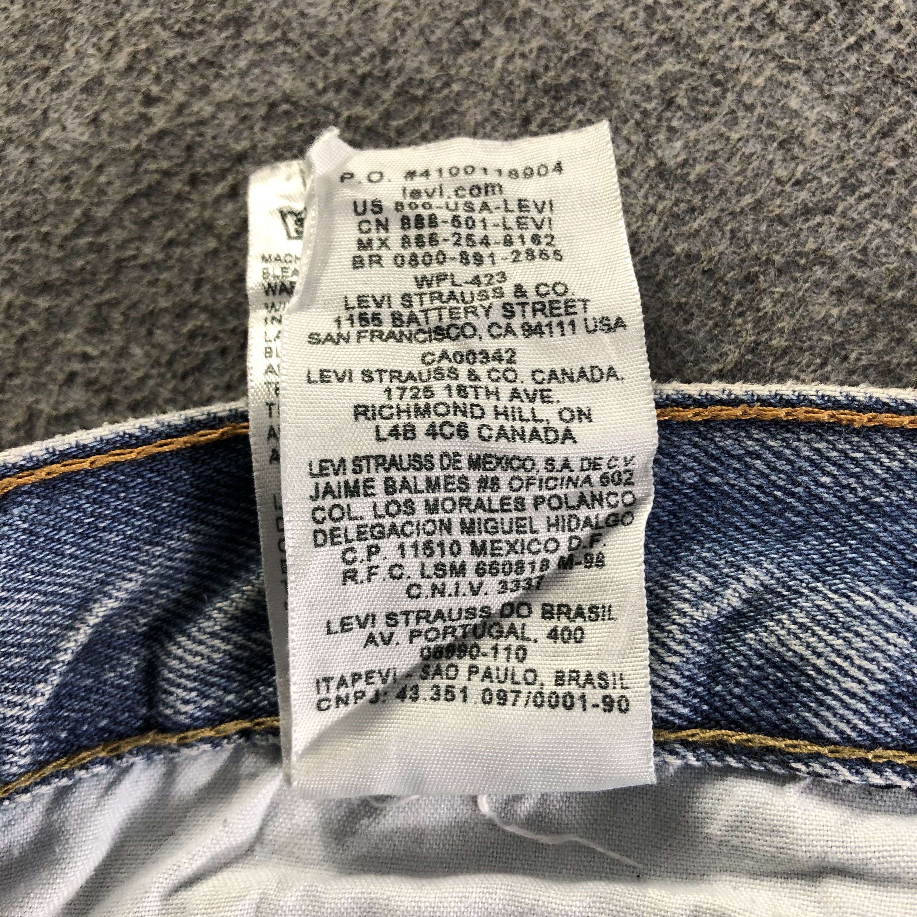 Levi's Vintage Blue Wash Levis 550 Jeans-J4417 Size US 38 / EU 54 - 13 Thumbnail