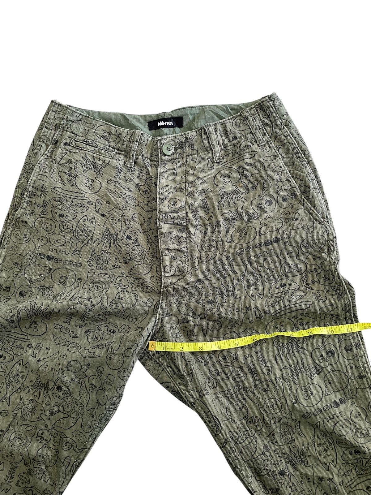 Issey Miyake Ne Net By Issey Miyake Animal Print Pants Size US 33 - 4 Thumbnail