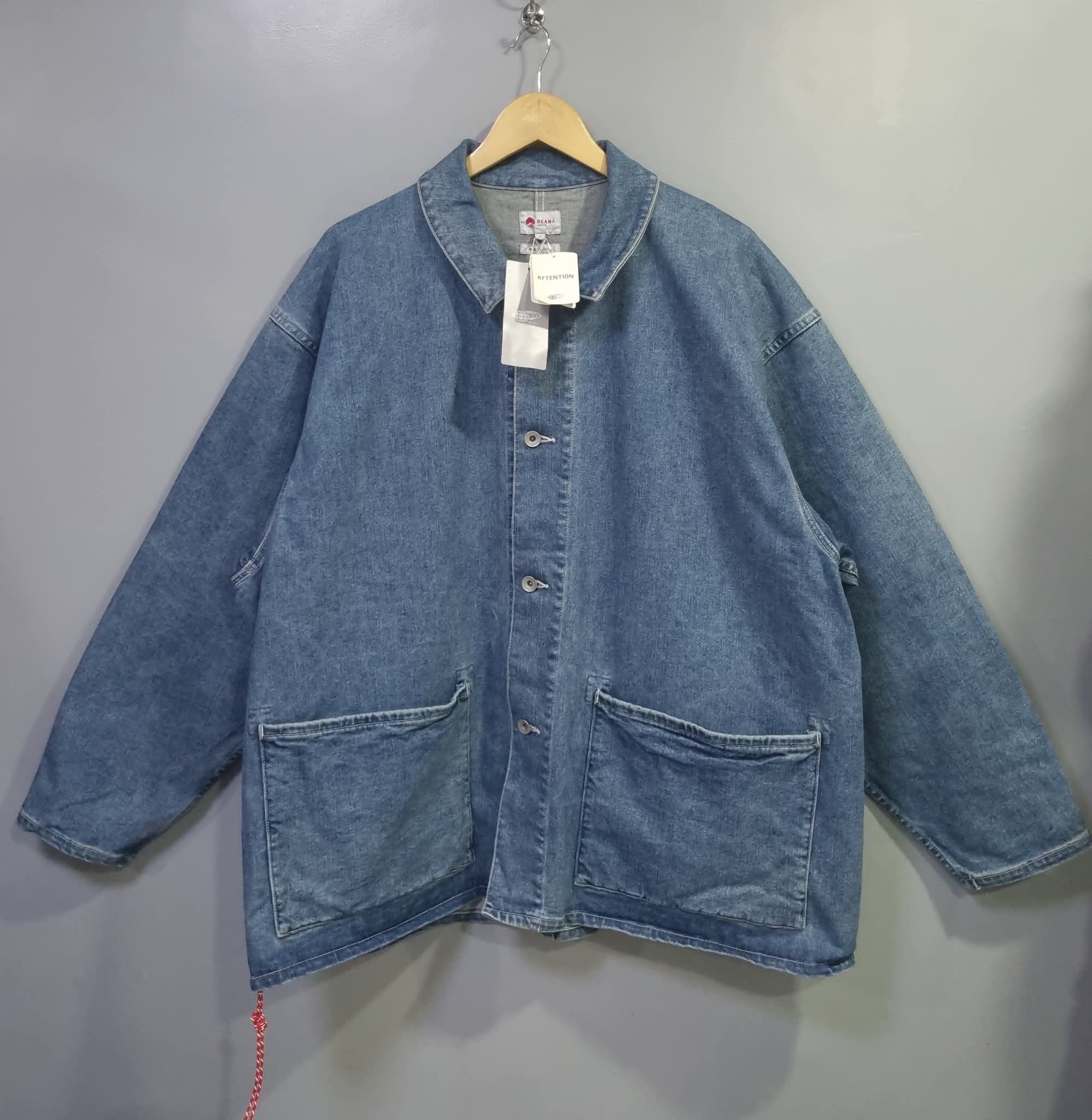 Beams Japan BEAMS JAPAN MONSTER COVER ALL DENIM JACKET Size US L / EU 52-54 / 3 - 1 Thumbnail