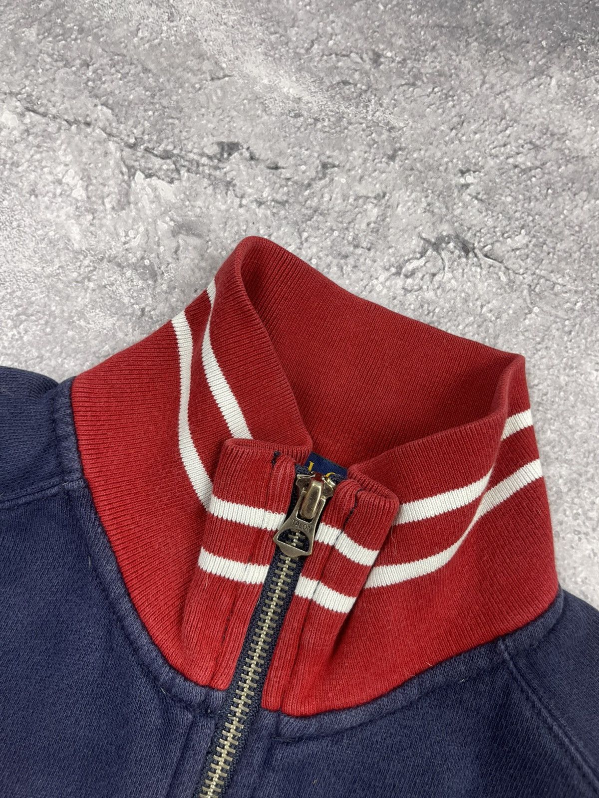 Polo Ralph Lauren Vintage Polo Ralph Lauren Zip Up Sweatshirt Spellout Logo Size US S / EU 44-46 / 1 - 9 Thumbnail