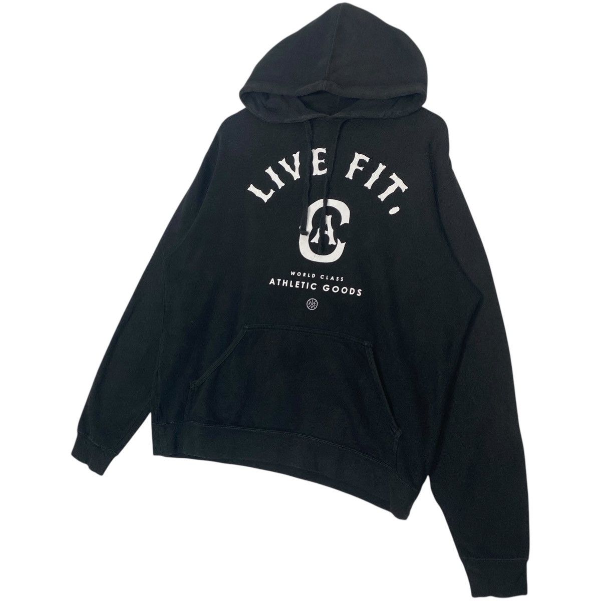 Vintage Vintage Life Fit Hoodie Sweater Black Big Logo Size M Size US M / EU 48-50 / 2 - 2 Thumbnail