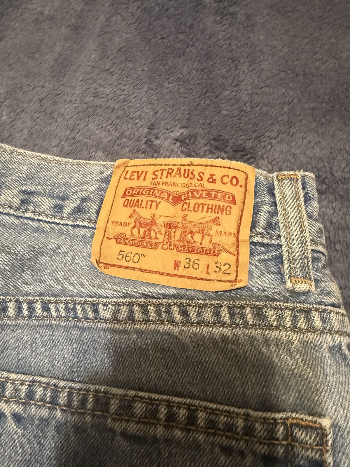 Levi's Vintage 2000’s Levi’s Mens Denim Levi’s Comfort Fit 36x32 Size US 36 / EU 52 - 3 Thumbnail